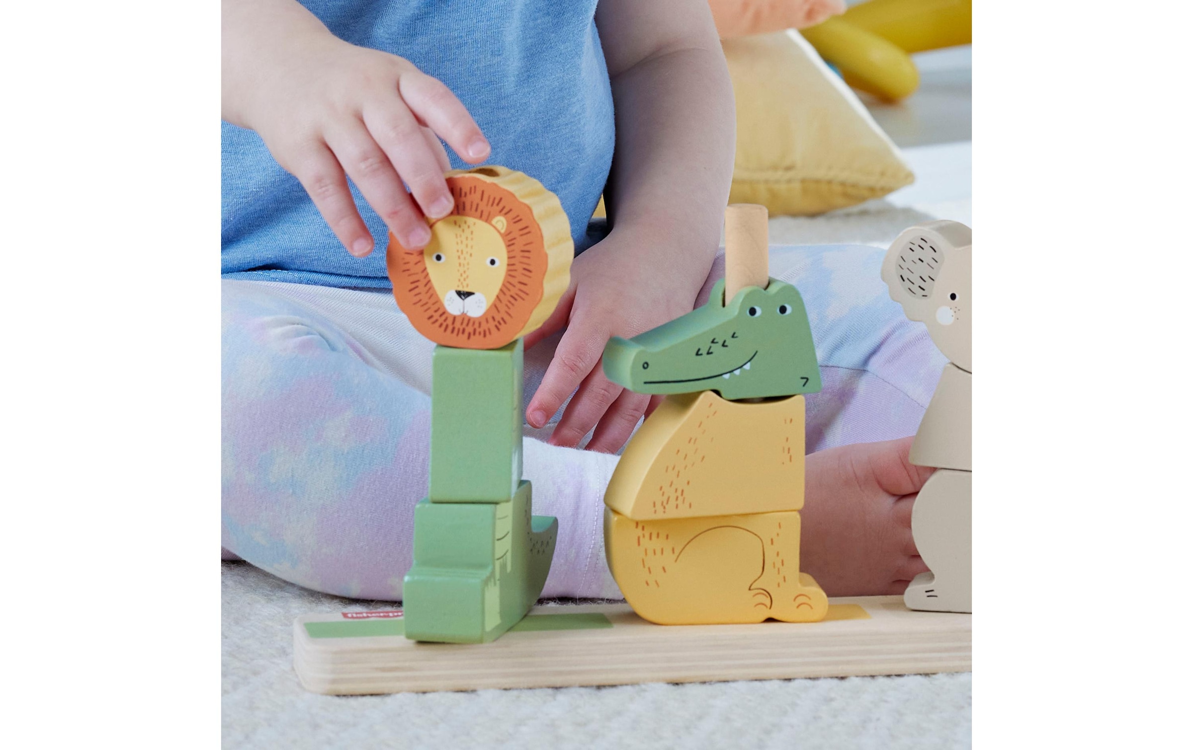 Fisher-Price® Stapelspielzeug »Tierwelt aus Holz«