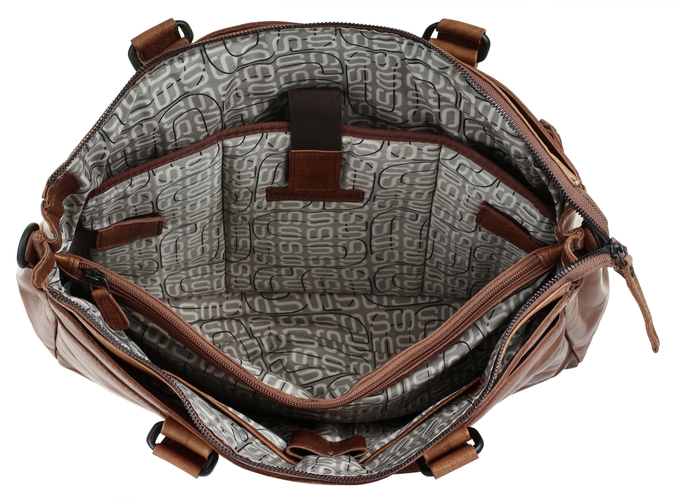 Spikes & Sparrow Shopper echt Leder