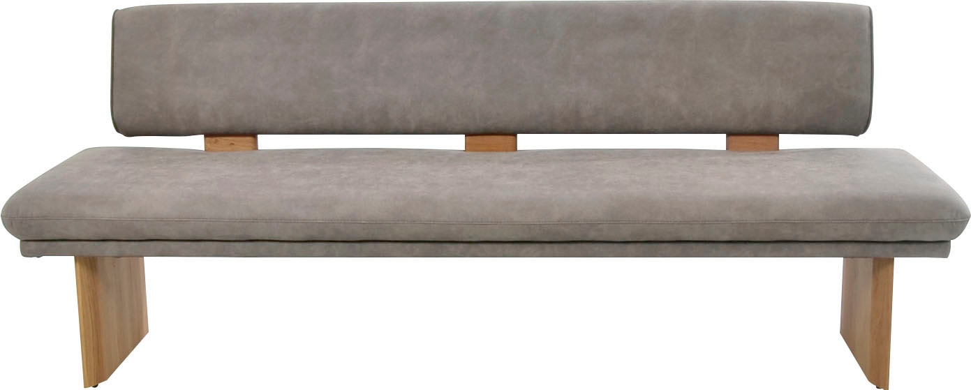 Image of K+W Komfort & Wohnen Essbank "Longbeach Polsterbank" 1 Stk. tlg. Spitzkissenoptik im Sitz, wahlweise in der Breite 204cm oder 224cm