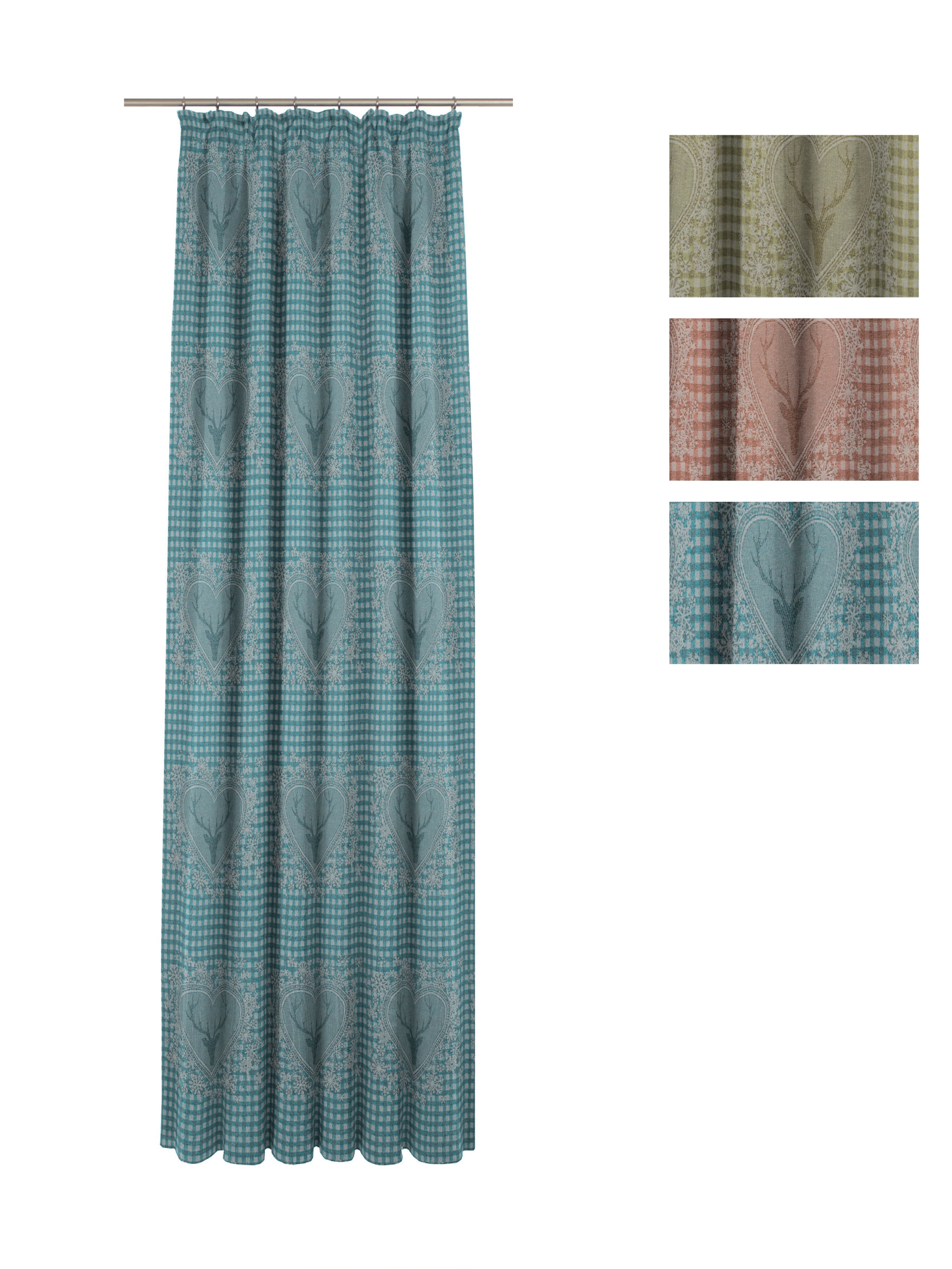 Wirth Vorhang »Stuben« Kräuselband 1 Stk. tlg.