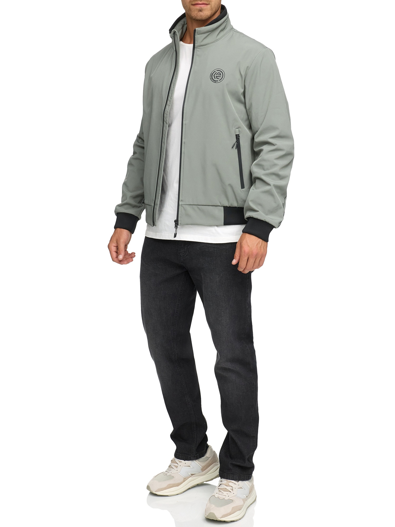 Indicode Veste softshell »INRoute Jacket« ohne Kapuze