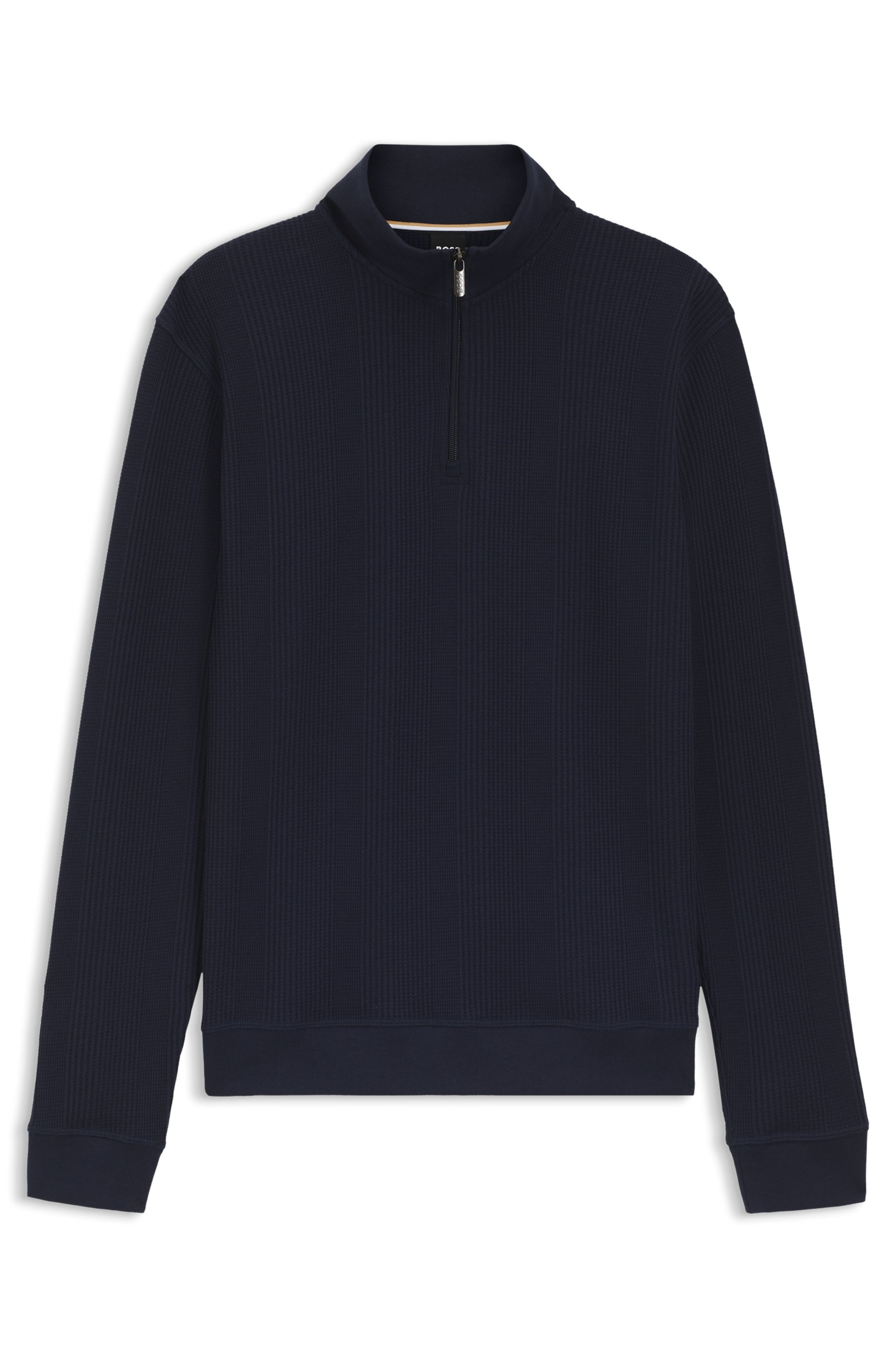 BOSS Sweat-shirt »Structure 1/4 Zip«, mit Stehkragen
