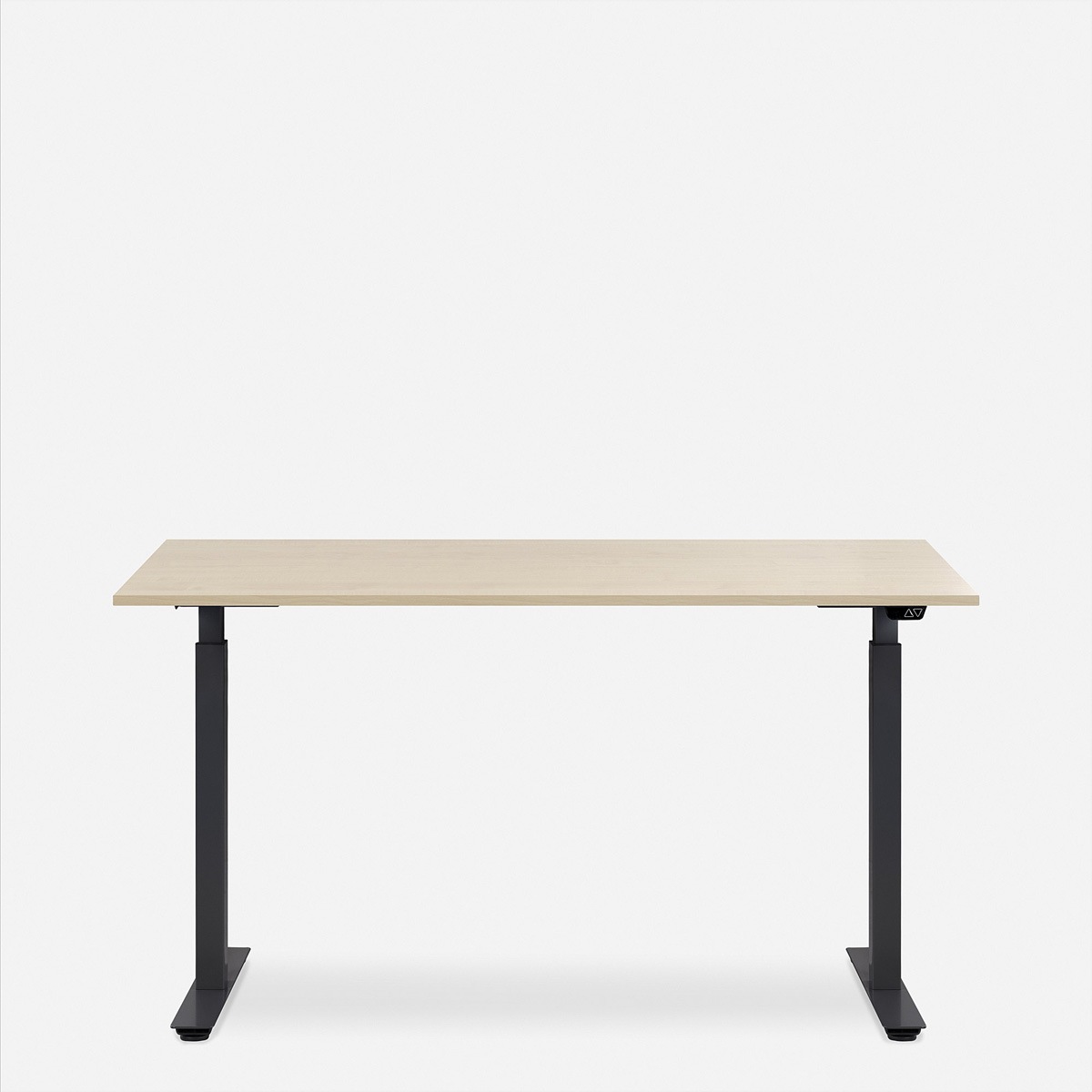 Schreibtische »WRK21 Schreibtisch Smart 140 x 80 cm, Höhenverstellbar, Mandal Ahorn / Schwarz«