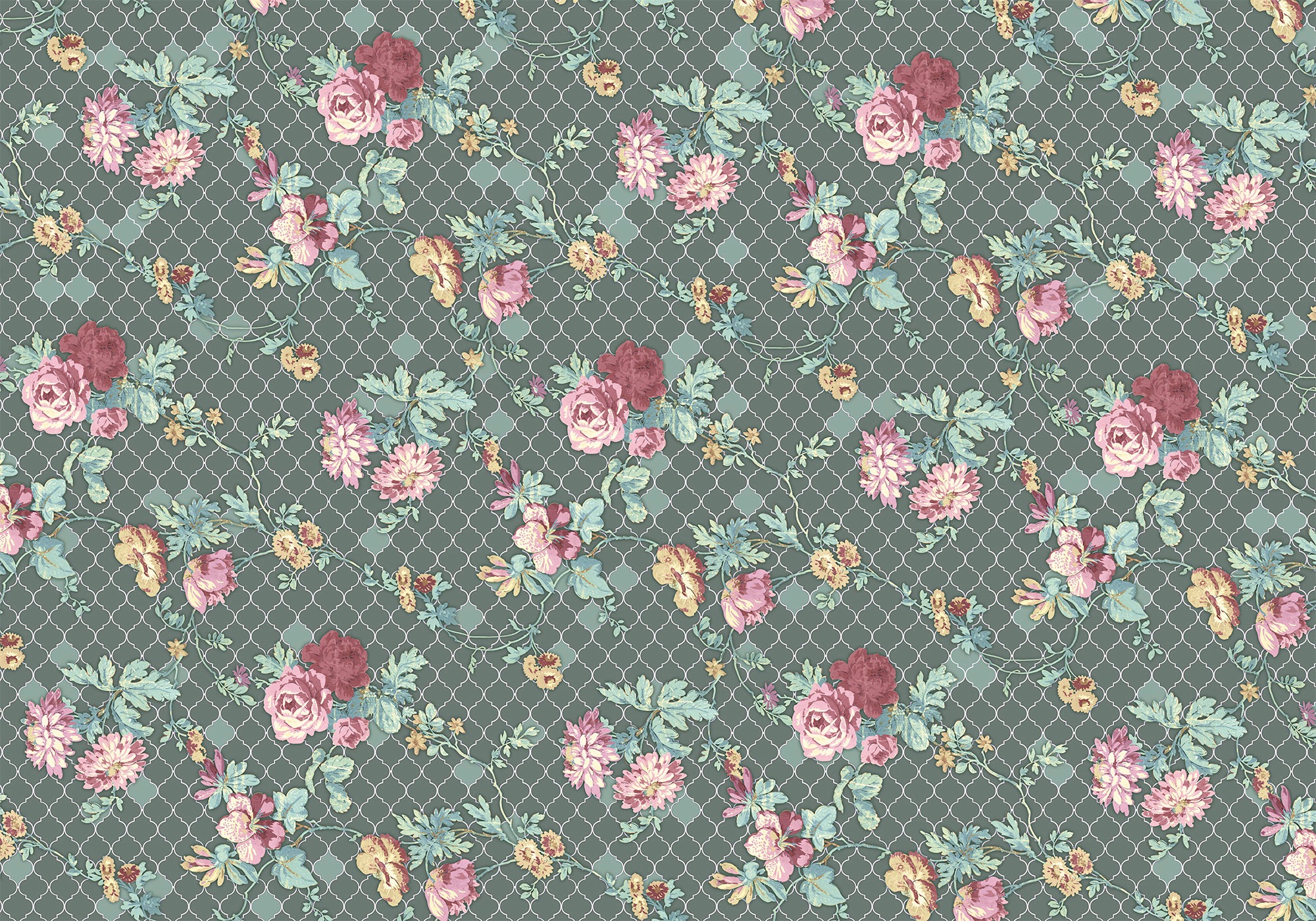 Image of Komar Fototapete »Vliestapete Embellish«, bedruckt-geblümt-floral-realistisch, 400 x 280 cm bei Ackermann Versand Schweiz