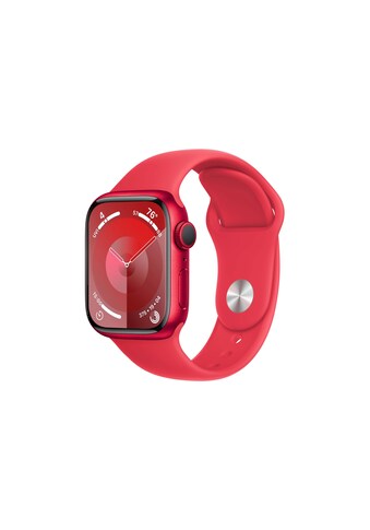 Smartwatch »Series 9, GPS, Aluminium-Gehäuse mit Sportarmband«, (Watch OS 10)