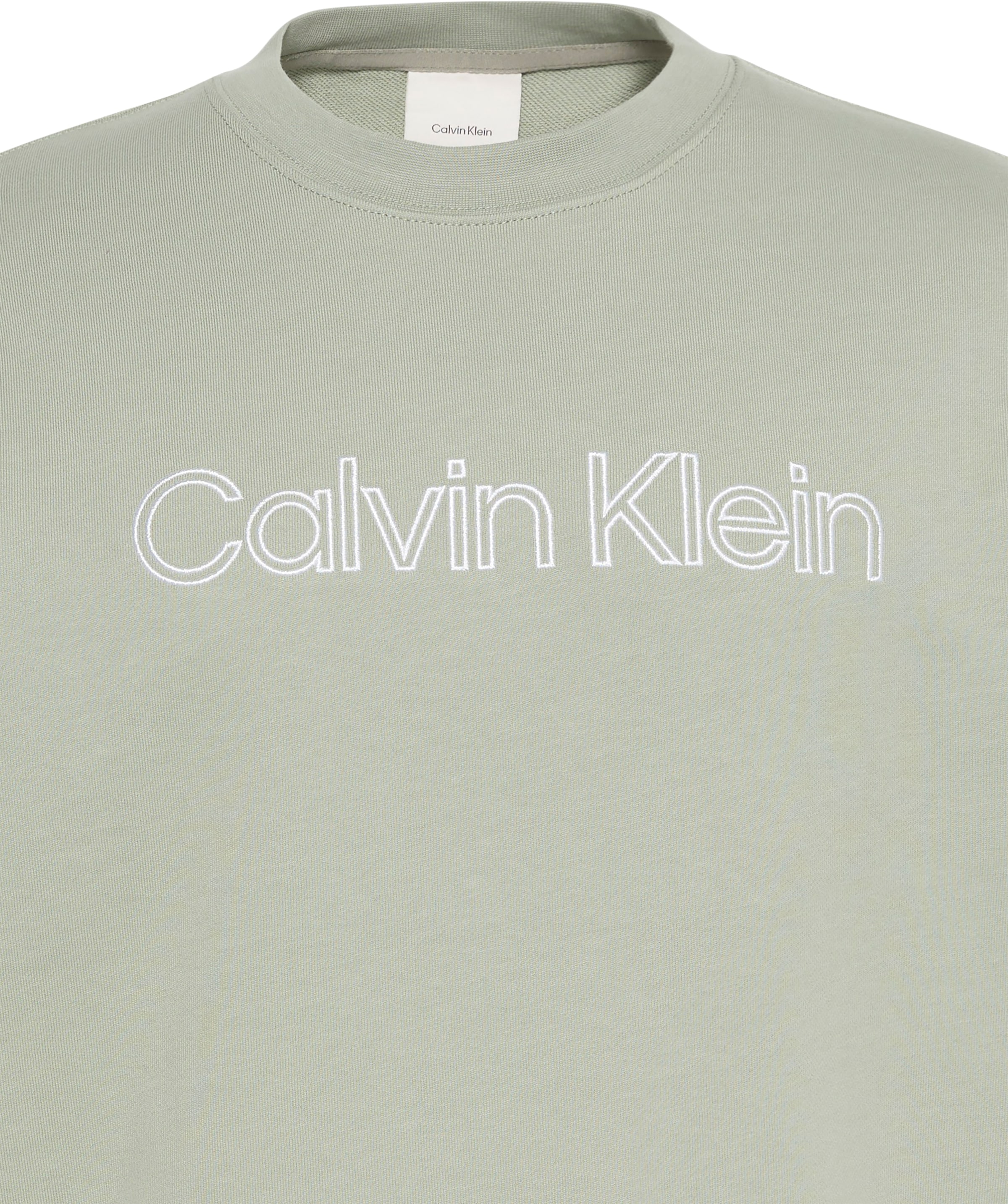 Calvin Klein Sweat-shirt , col rond, regular fit, impression
