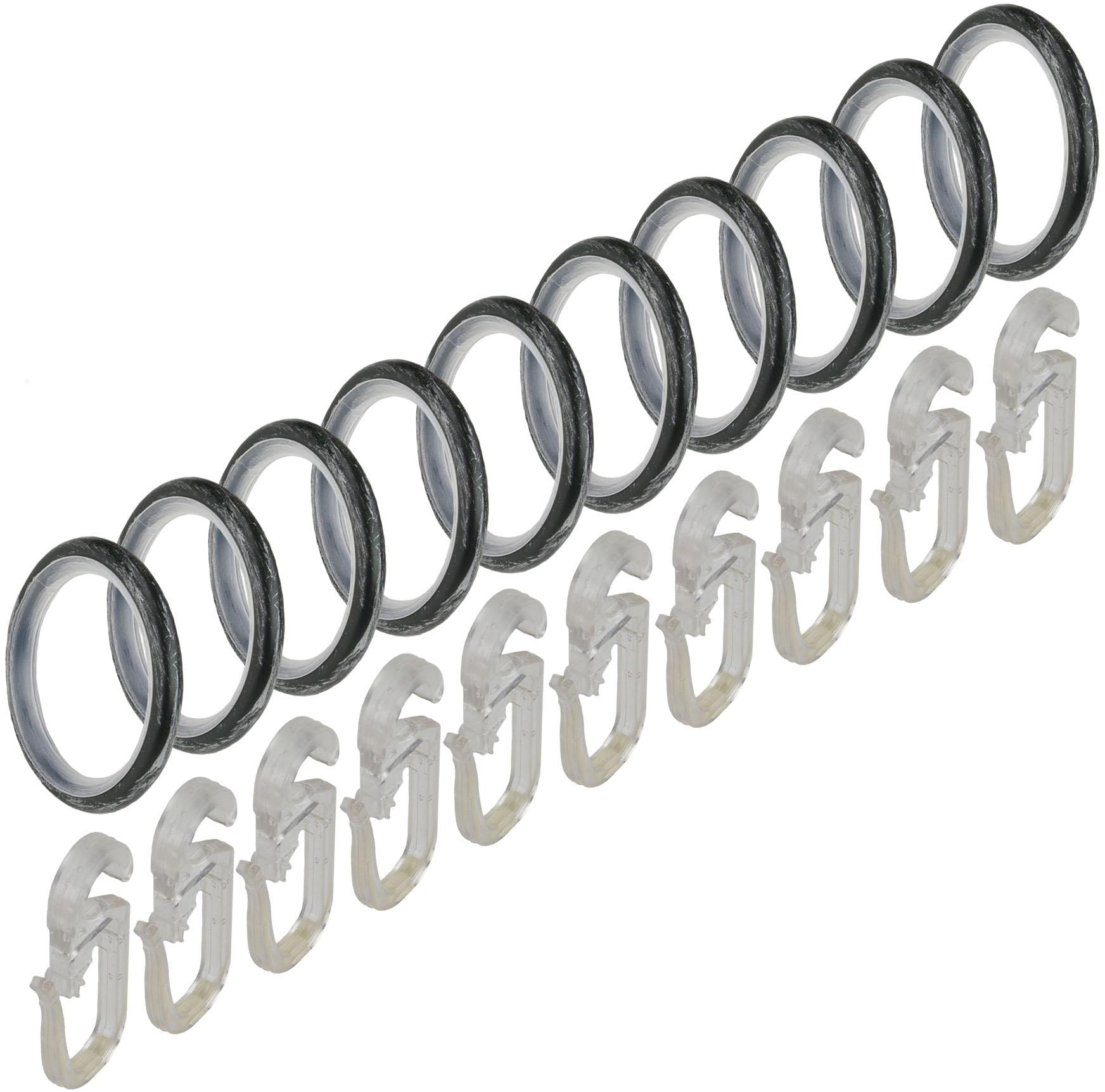 Liedeco Gardinenstange »Esp Zweig«, 2 läufig-läufig, Fixmass, 2-läufig im Fixmass Ø 16 mm