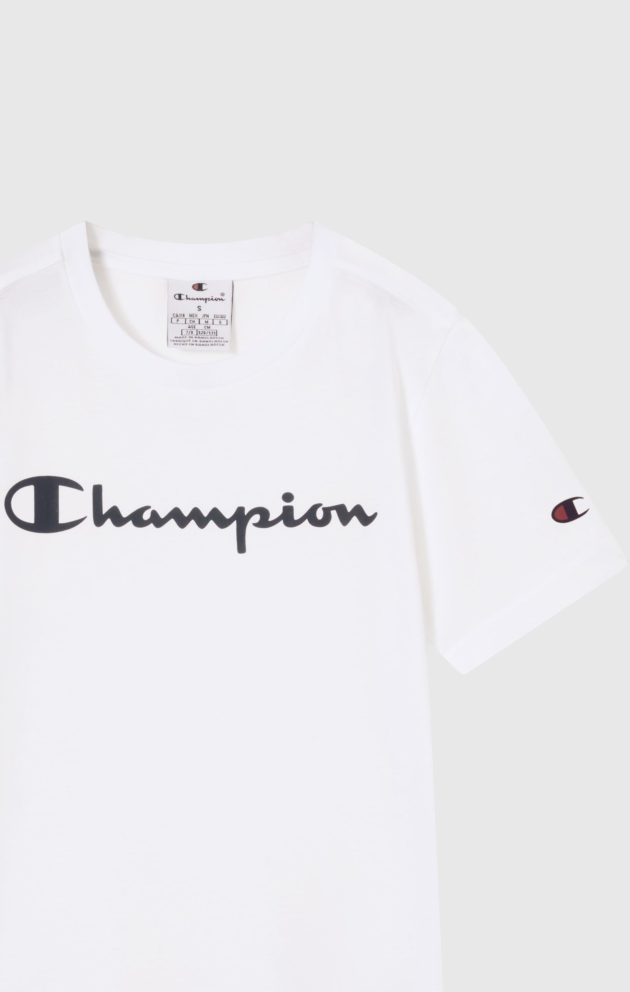 Champion T-shirt »SPORTWEAR T-SHIRT Standard Fit« manches courtes, pour enfants, en coton, coupe standard