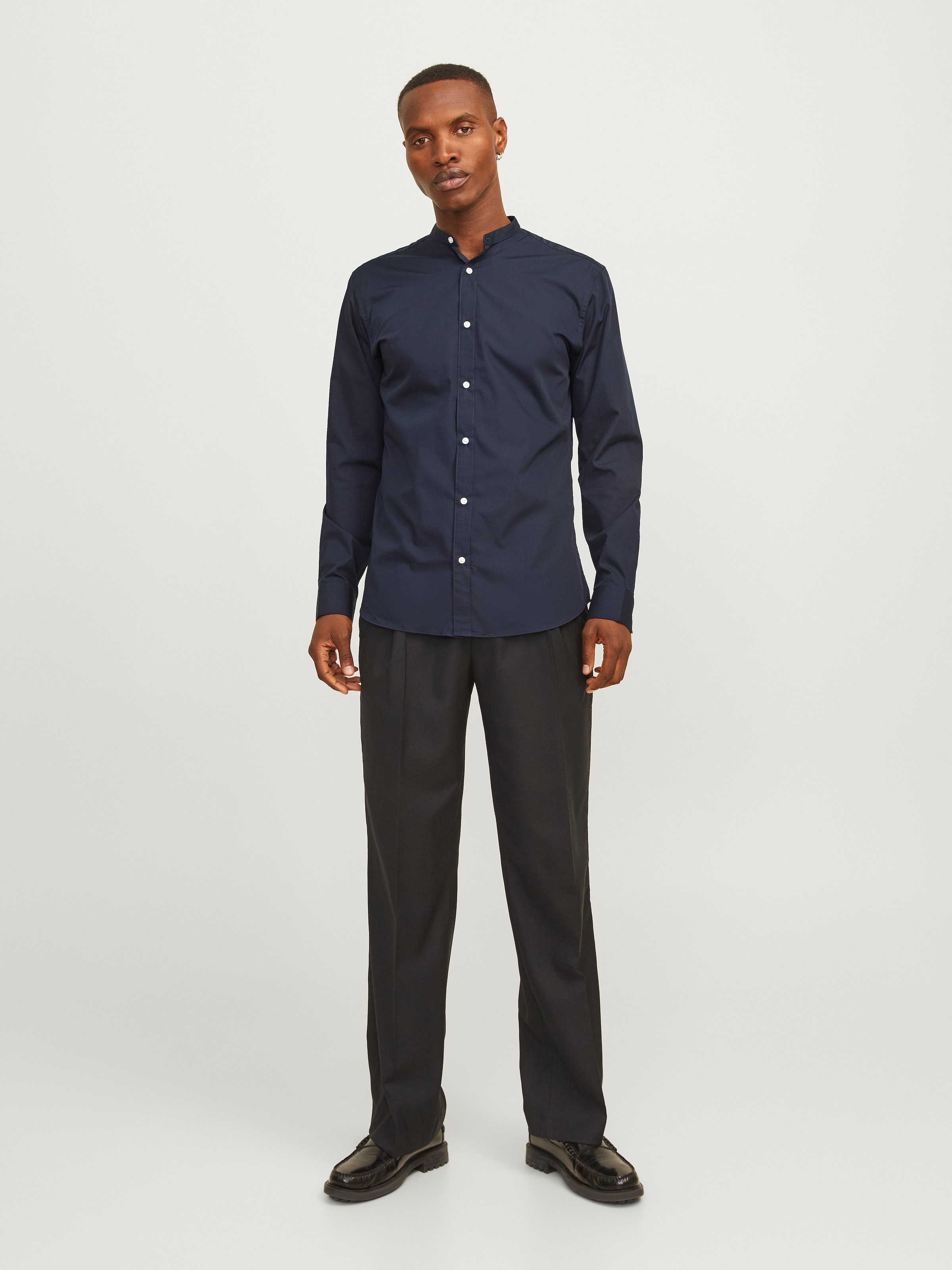 Jack & Jones Chemise à manches longues »JJJOE SHIRT LS PLAIN MAO«