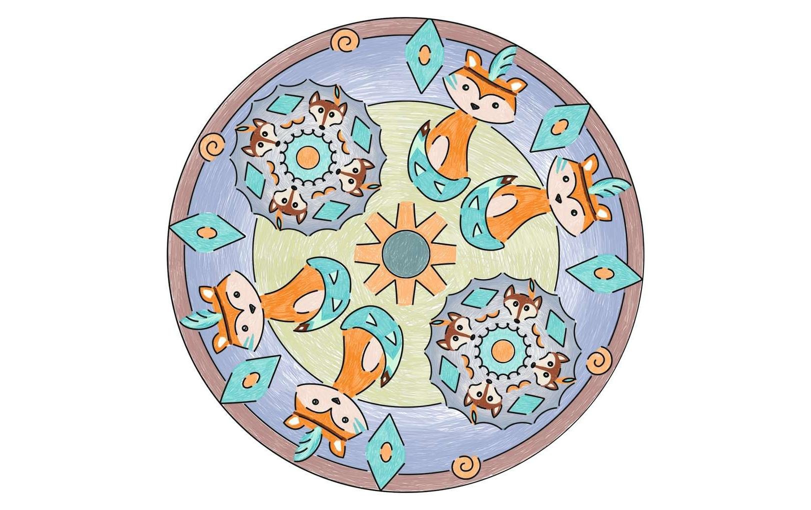 Ravensburger Malvorlage »Ravensburger Malset Mandala-Designer Boho Style«