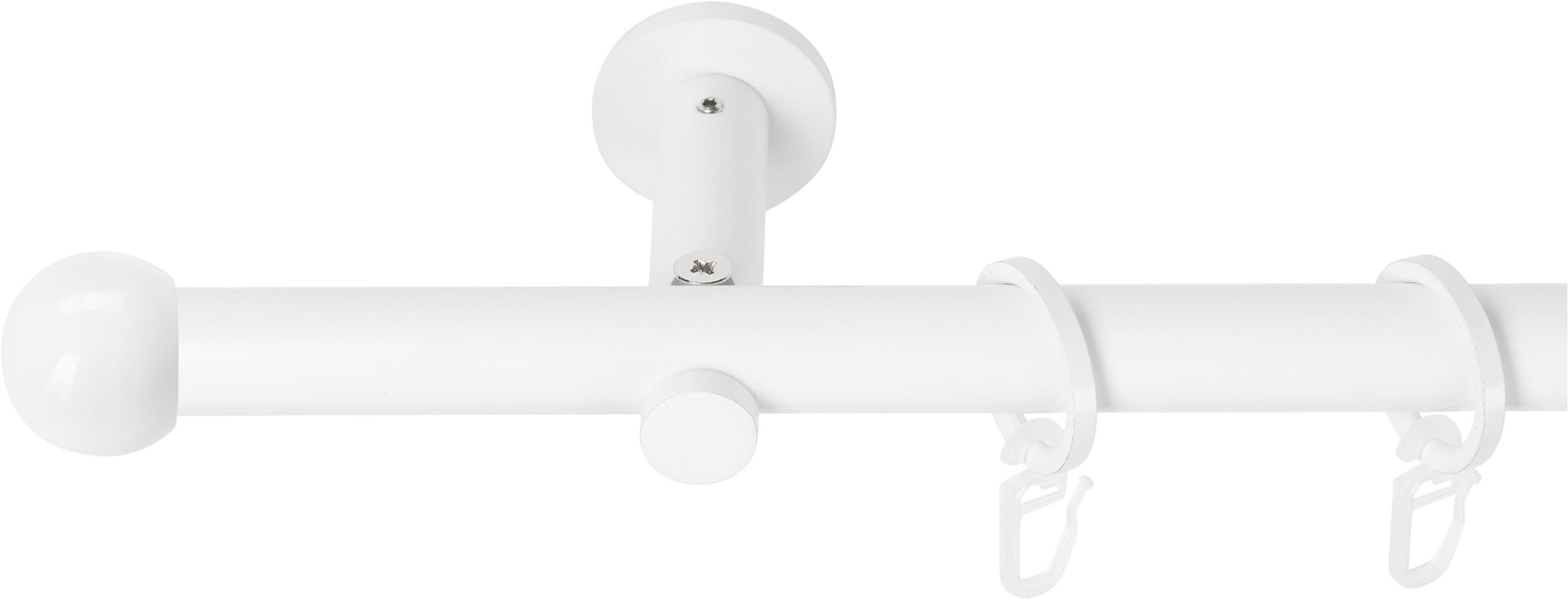 SN DECO GROUP Gardinenstange Ø 19 mm 1 läufig-läufig Fixmass;kürzbar