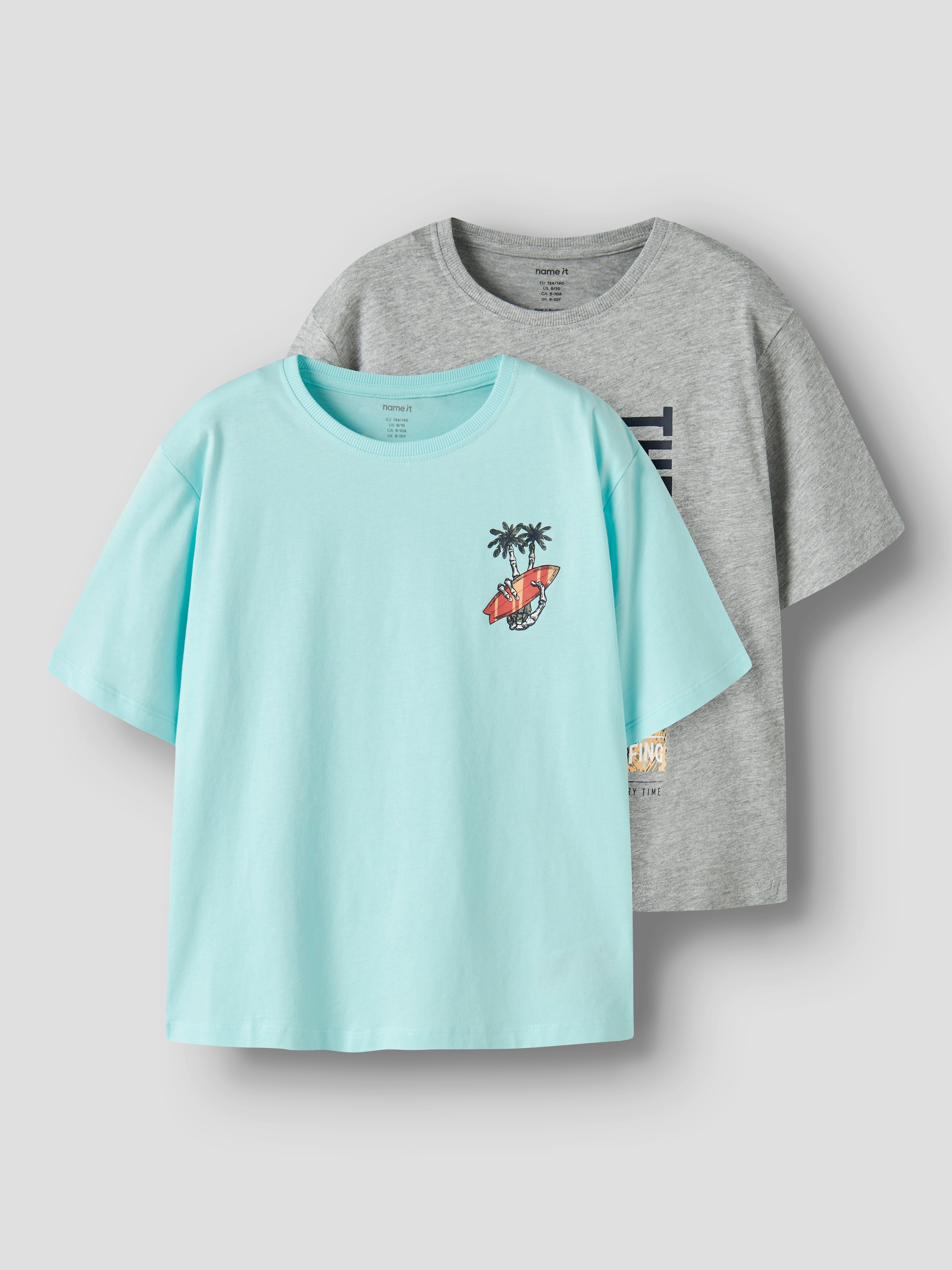 Name It T-shirt à manches courtes »NKMVAGNO 2P  SS LOOSE TOP« Paquet, 2