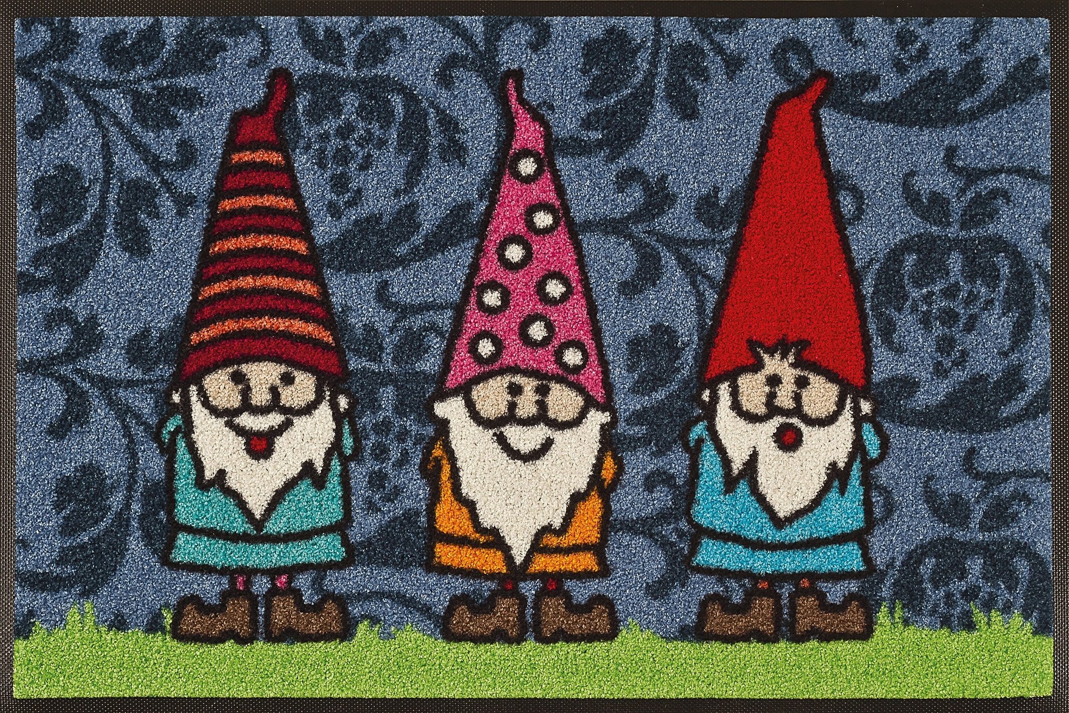 Image of wash+dry by Kleen-Tex Fussmatte »Gartenzwerge«, rechteckig, 7 mm Höhe, Schmutzfangmatte, rutschhemmend, In- und Outdoor geeignet bei Ackermann Versand Schweiz