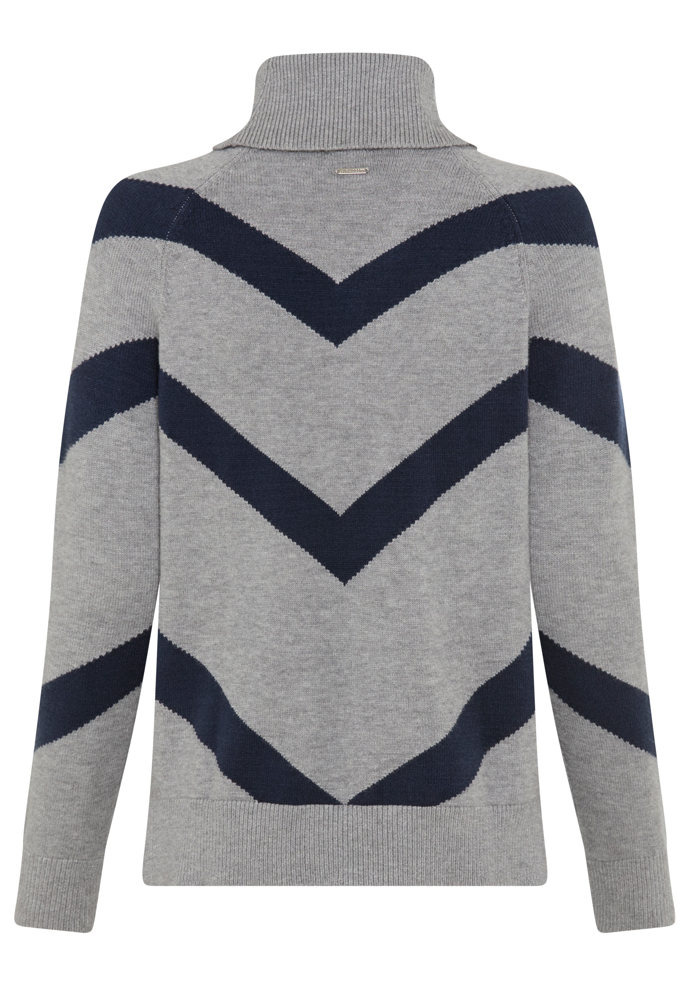 Laura Scott Pull à col roulé kuscheliger Winterstrick mit lässigem Streifenmuster - NEUE KOLLEKTION