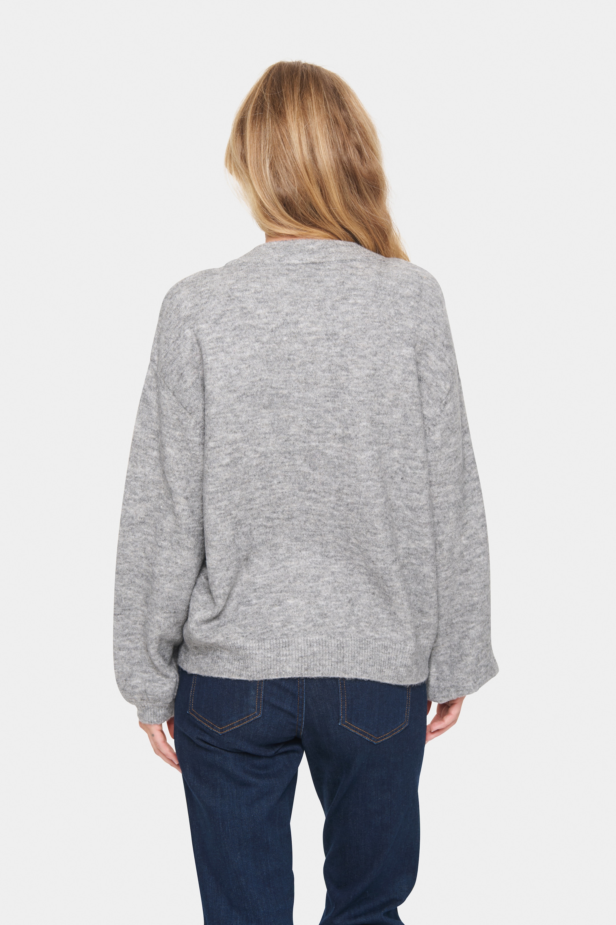 Saint Tropez Pull en tricot »BarbelSZ Pullover«, mit Pailletten
