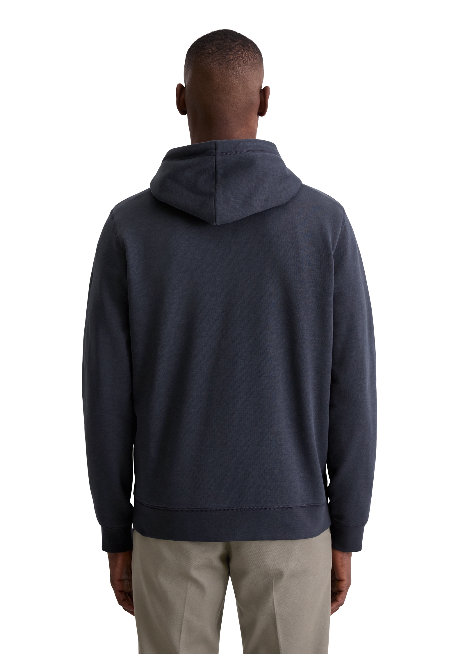 Marc O'Polo Sweat à capuche »regular fit aus weichem Bio-Baumwoll-Sweat« mit Zwei-Wege-Reissverschluss; weiche, gebrushte Innenseite