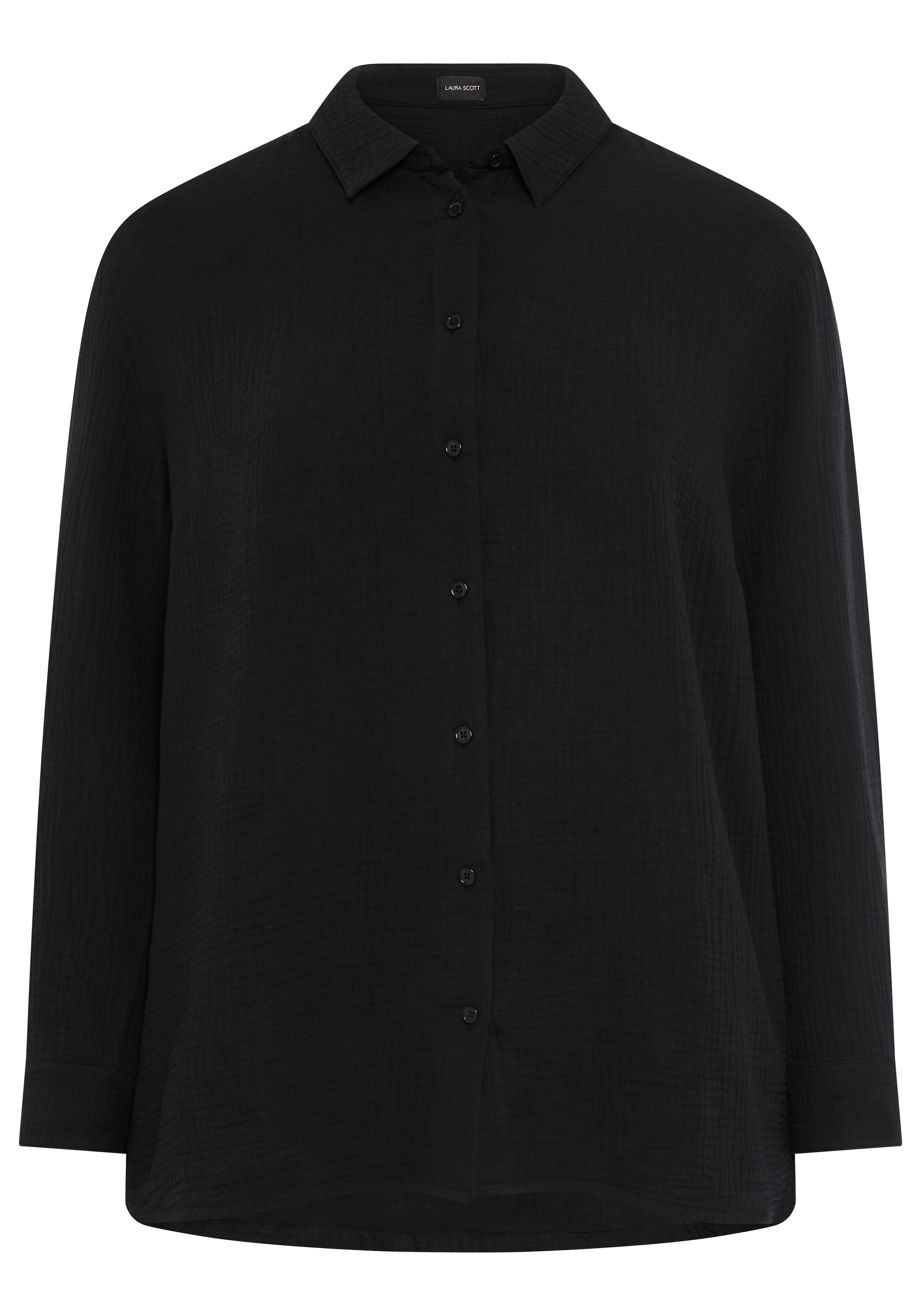 Laura Scott CURVE Blouse chemise aus angenehm weicher Strukturware