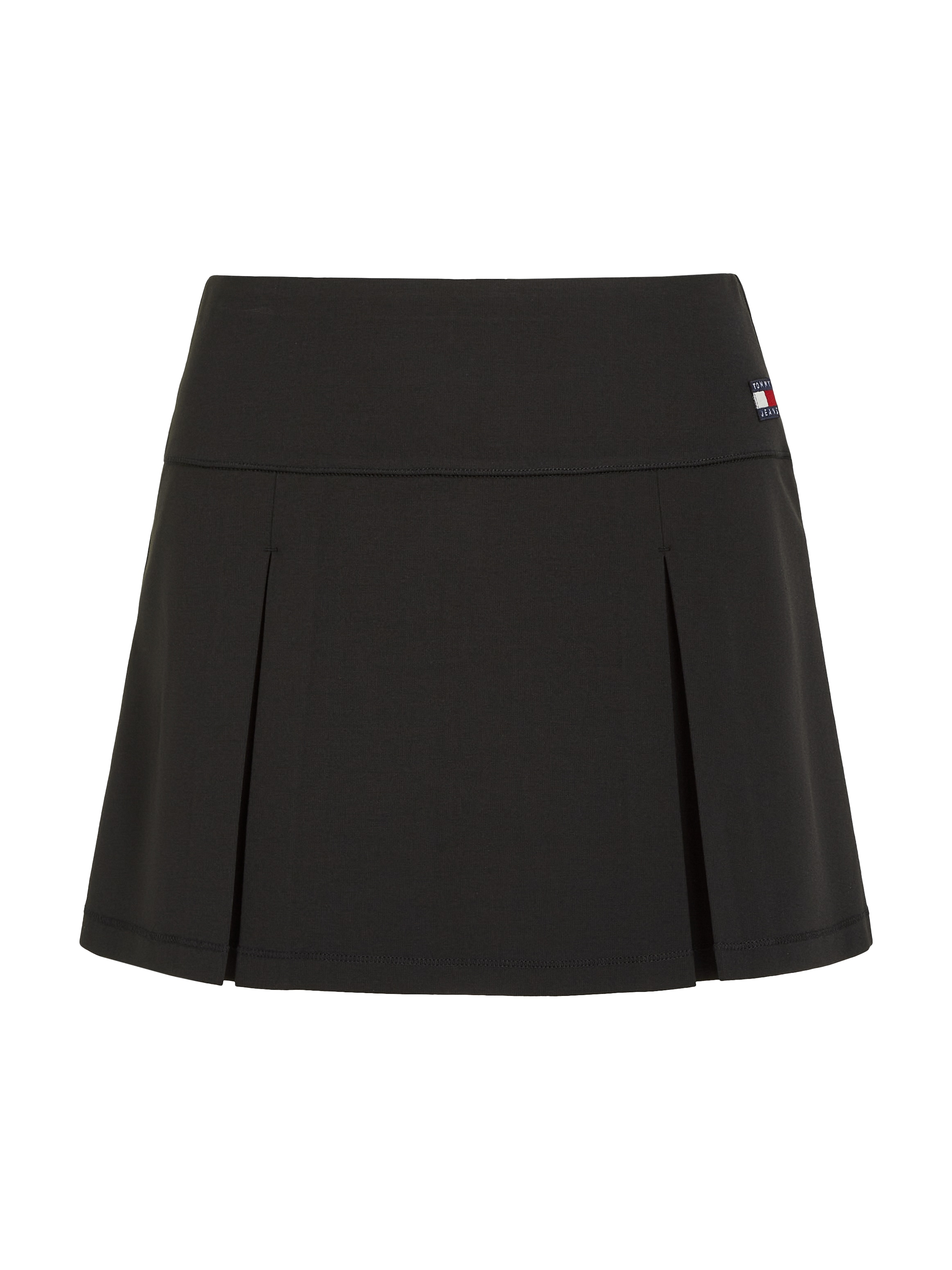 Minirock »TJW BOX PLEAT JERSEY MINI SKIRT«, Webrock in modischer Boxy Form