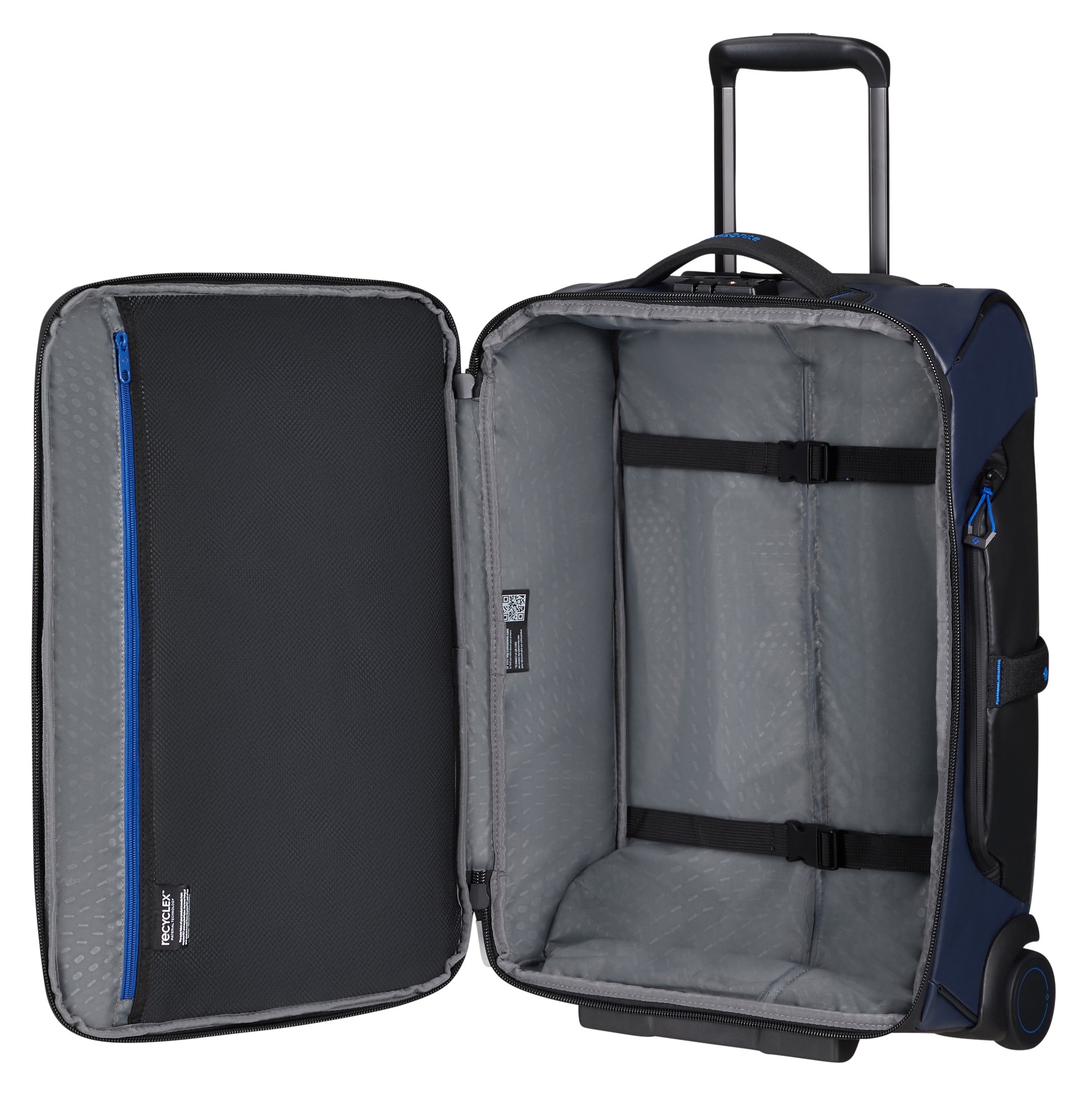 Samsonite »ECODIVER 55 - 2 Rollen« 48 l 2 Rollen mit zwei Tragegriffen, Innenraum mit Packgurten und Netzfach