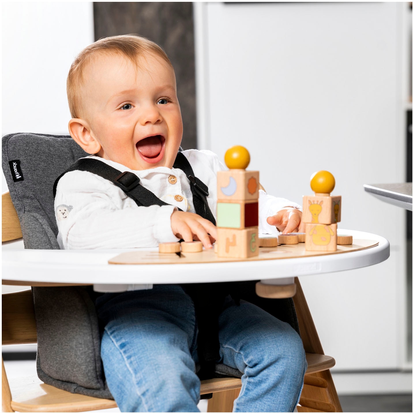 Hauck Plateau de chaise haute »Arketa Play Tray, White«