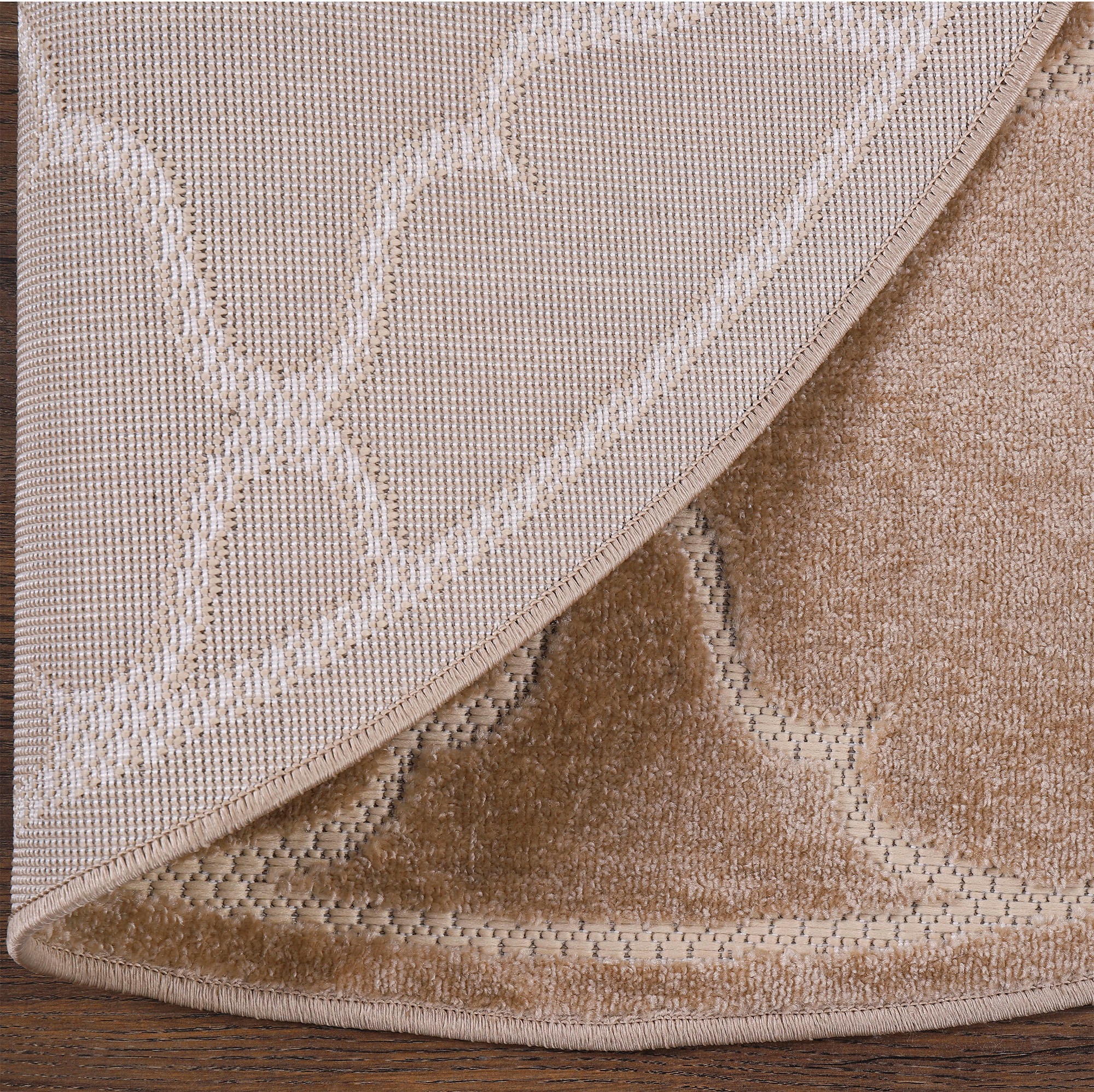 Sanat Teppich »Berlin«, rund, 6 mm Höhe, In -und Outdoor geeignet, robust und pflegeleicht