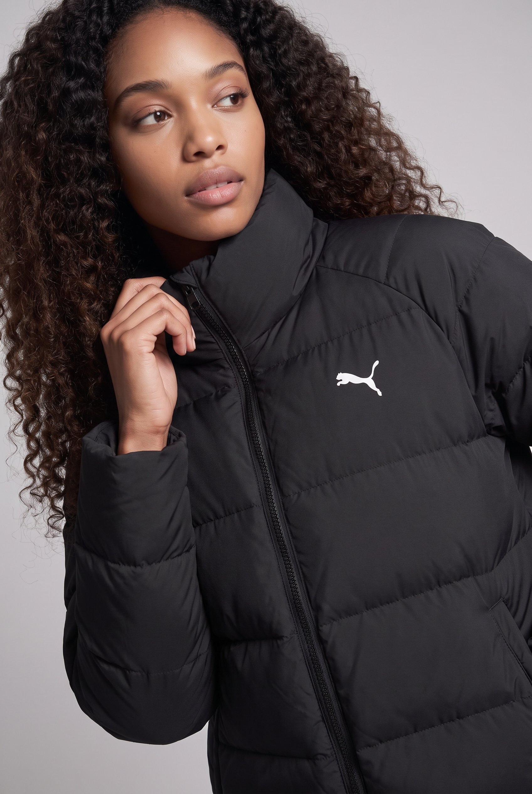 PUMA Veste d'hiver »MONO JACKET« sans capuche pour mode casual, festival, outdoor et sport, avec ouatinage isolant