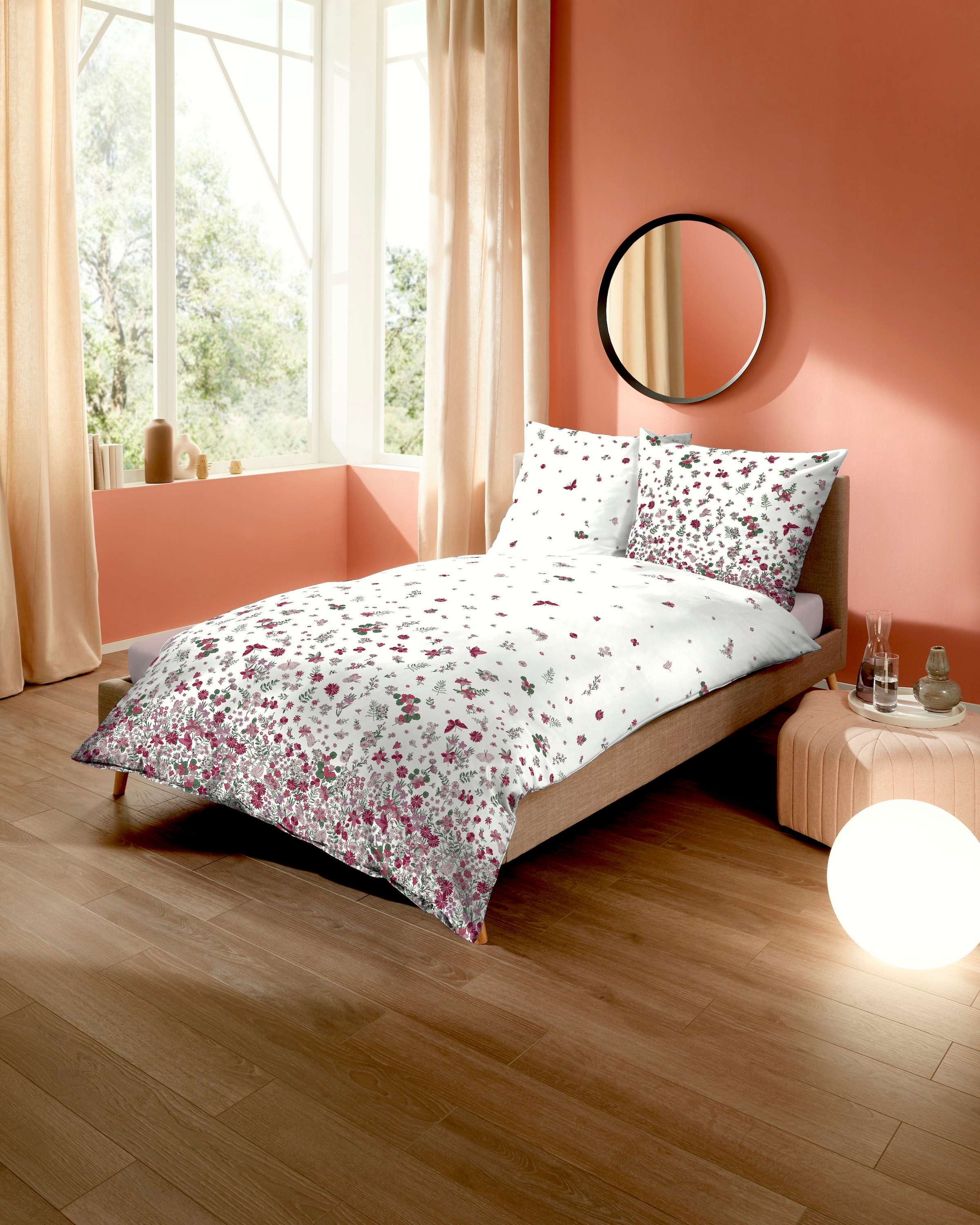 Kaeppel Linge de lit »Annabell« 2 cuis avec motif floral