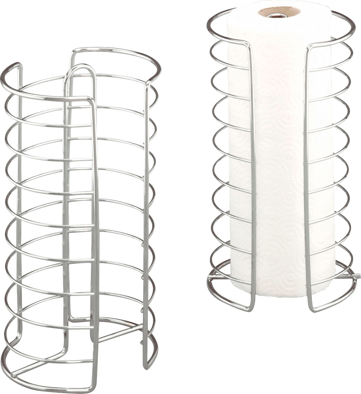 Image of Zeller Present Küchenrollenhalter aus verchromtem Metall