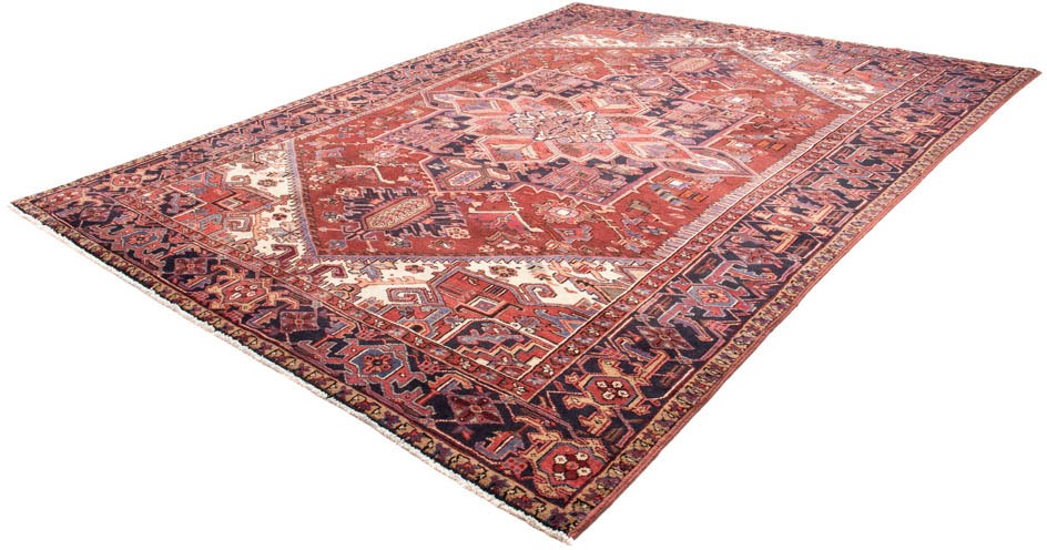 Image of morgenland Orientteppich »Perser - Nomadic - 335 x 246 cm - dunkelrot«, rechteckig, 10 mm Höhe, Wohnzimmer, Handgeknüpft, Einzelstück mit Zertifikat bei Ackermann Versand Schweiz