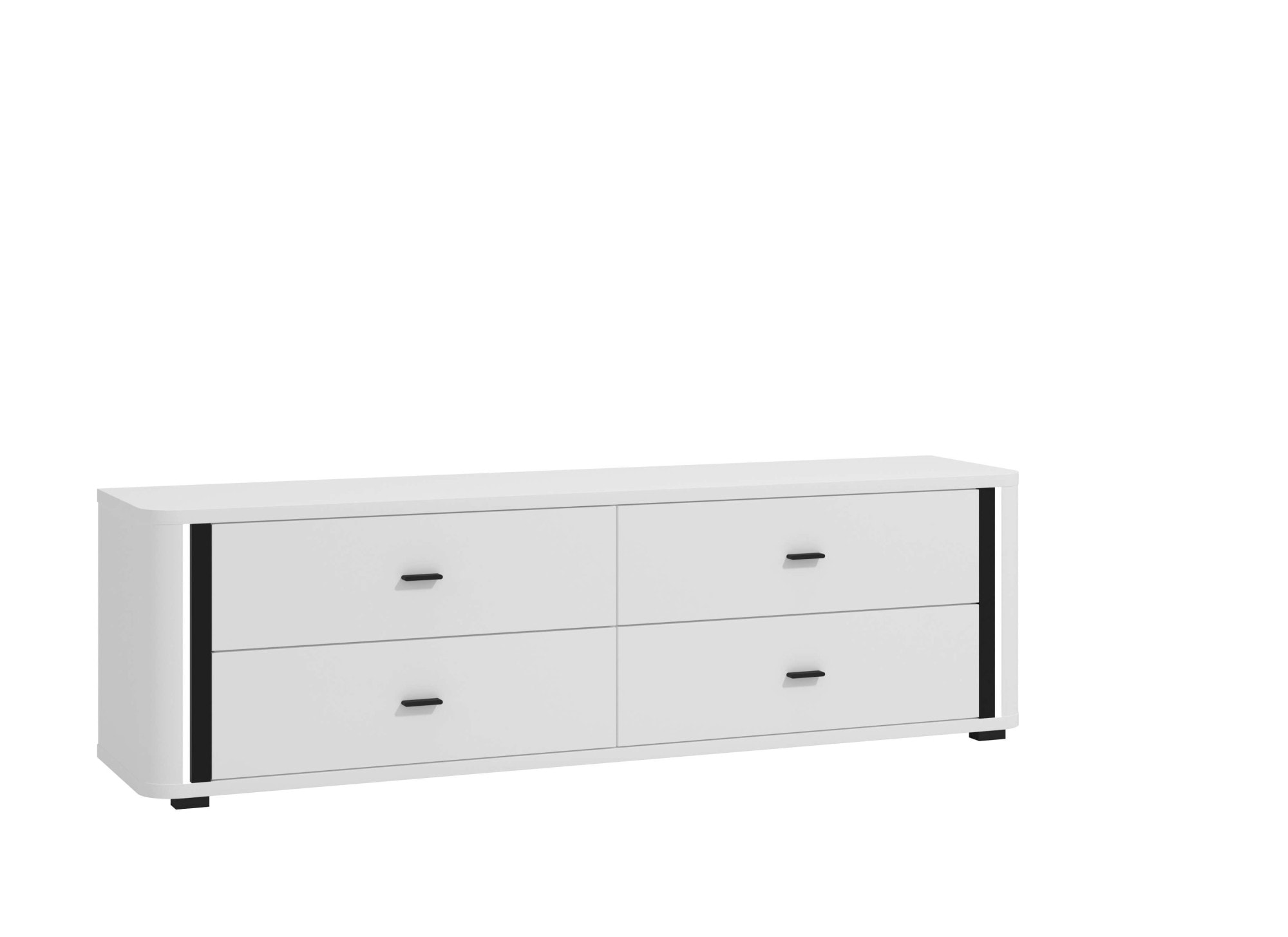 Image of Home affaire TV-Bank "York, TV-Kommode, TV-Schrank, TV-Bank" mit 4 geräumigen Schubladen, Breite 176,5 cm, wandmontage