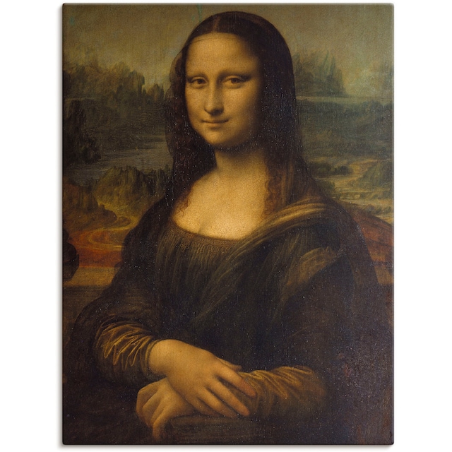 Artland Wandbild »Mona Lisa. Um 1503«, Porträts, (1 St.), als Leinwandbild,  Wandaufkleber oder Poster in versch. Grössen günstig kaufen