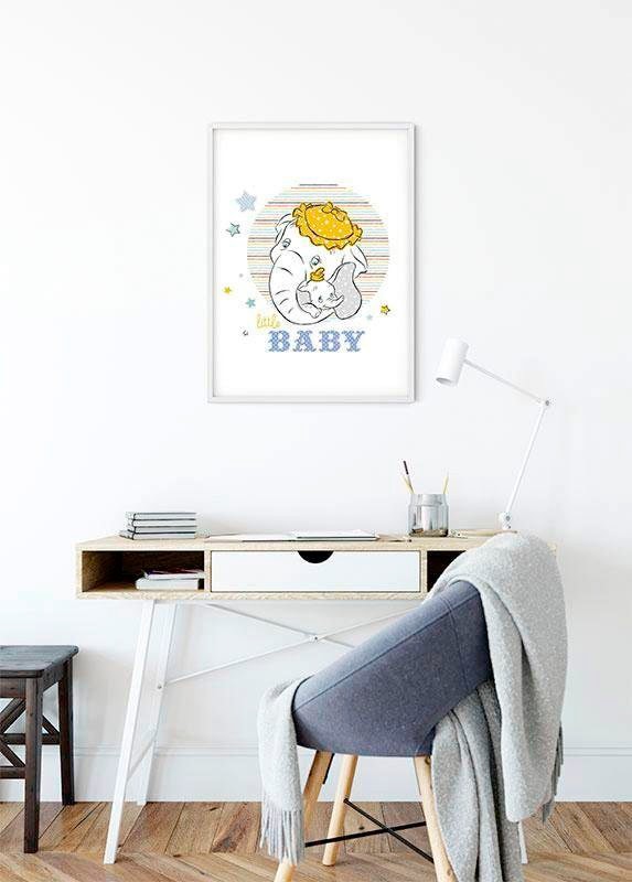 Komar Poster »Dumbo Little Baby«, Disney, (1 St.), Kinderzimmer,  Schlafzimmer, Wohnzimmer à bas prix