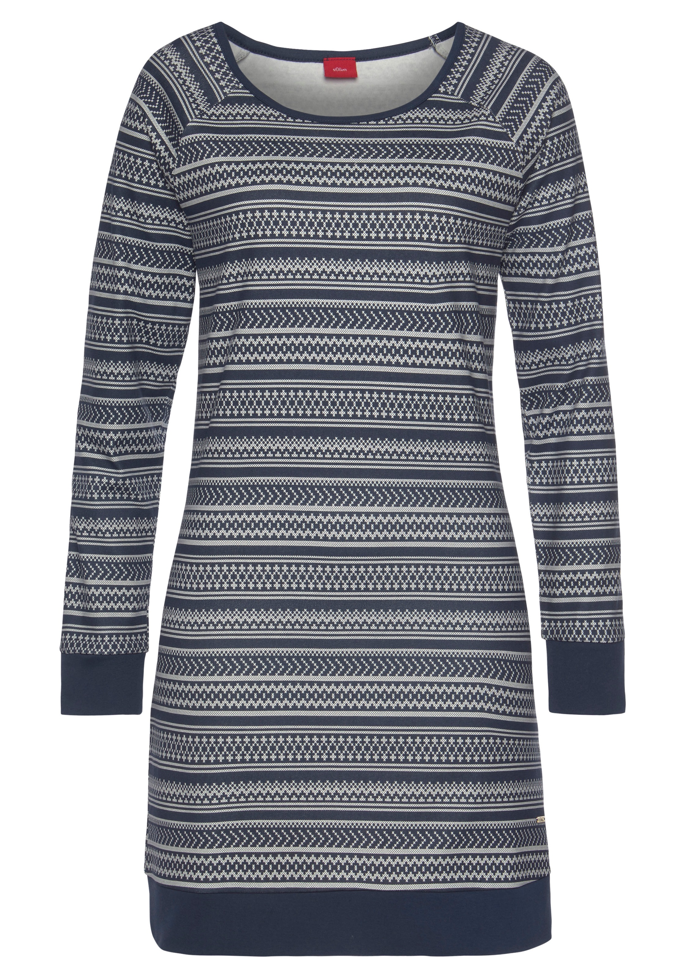 Image of s.Oliver Nachthemd, mit Norwegermuster bei Ackermann Versand Schweiz