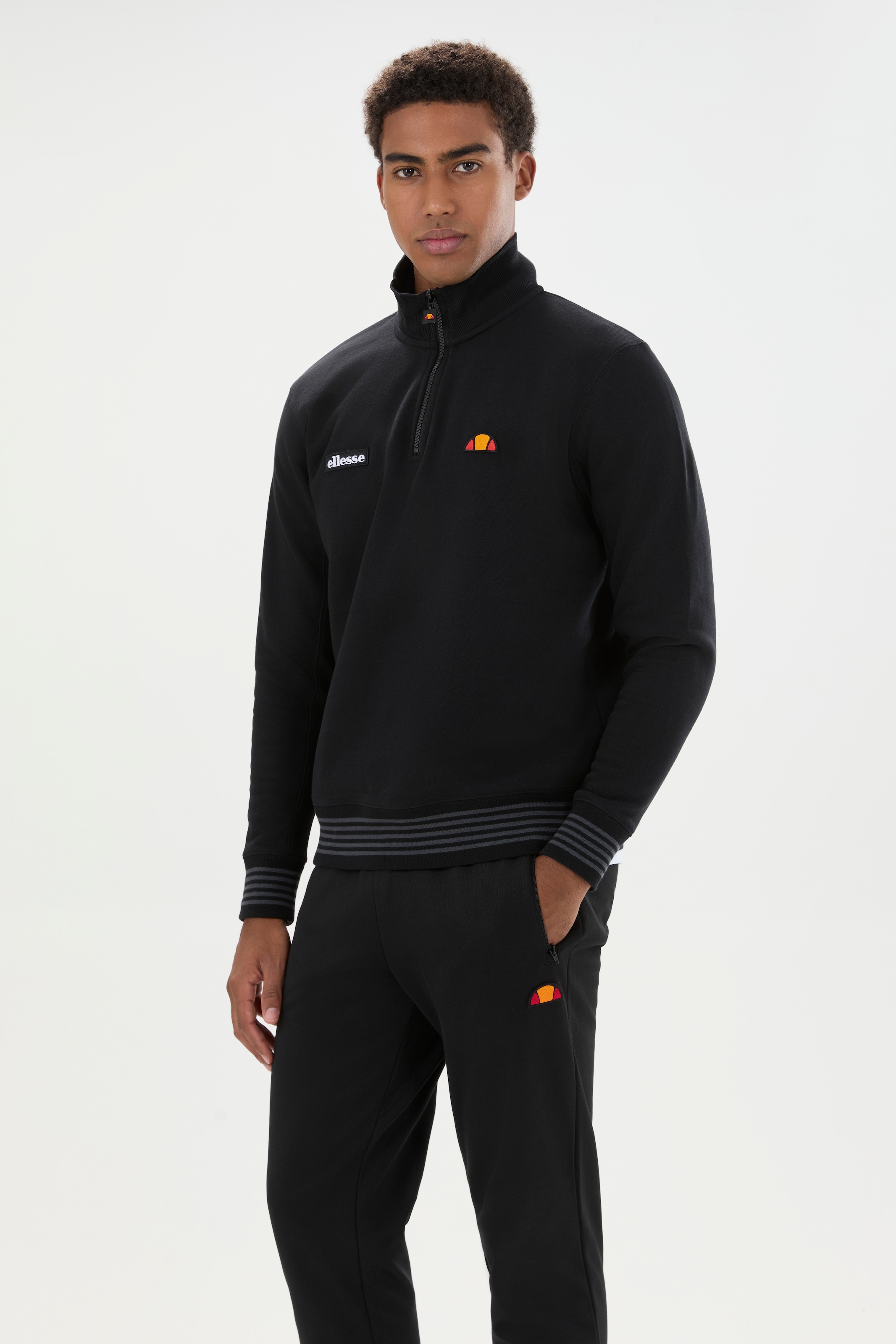 Image of Ellesse Sweatshirt "VERAZO 1/4 ZIP TOP", mit 1/4-Zip-Ausführung, aus angerauter Sweatware