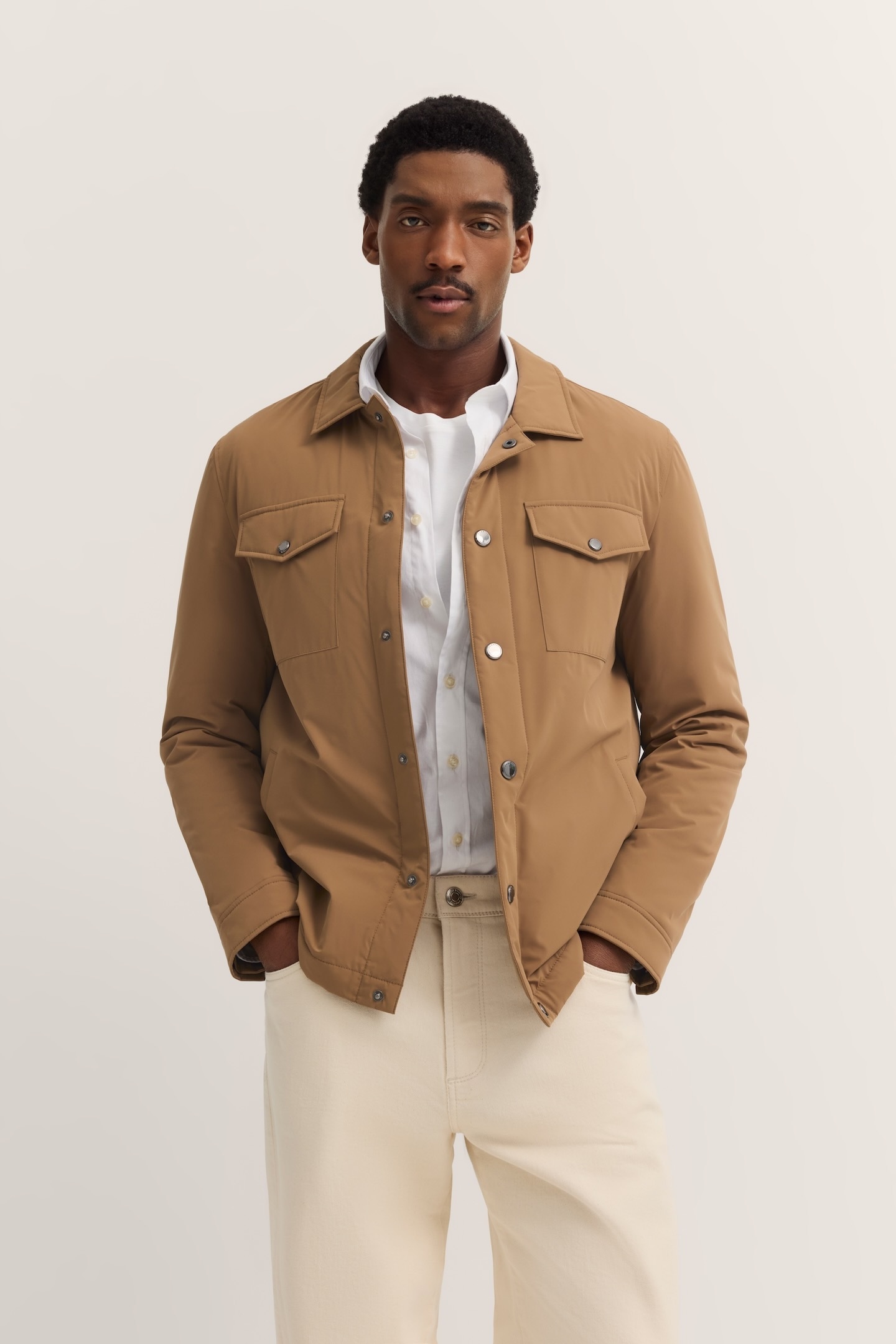 Image of bugatti Kurzjacke "Regular Fit" mit Flexcity Stretch & Druckknöpfen