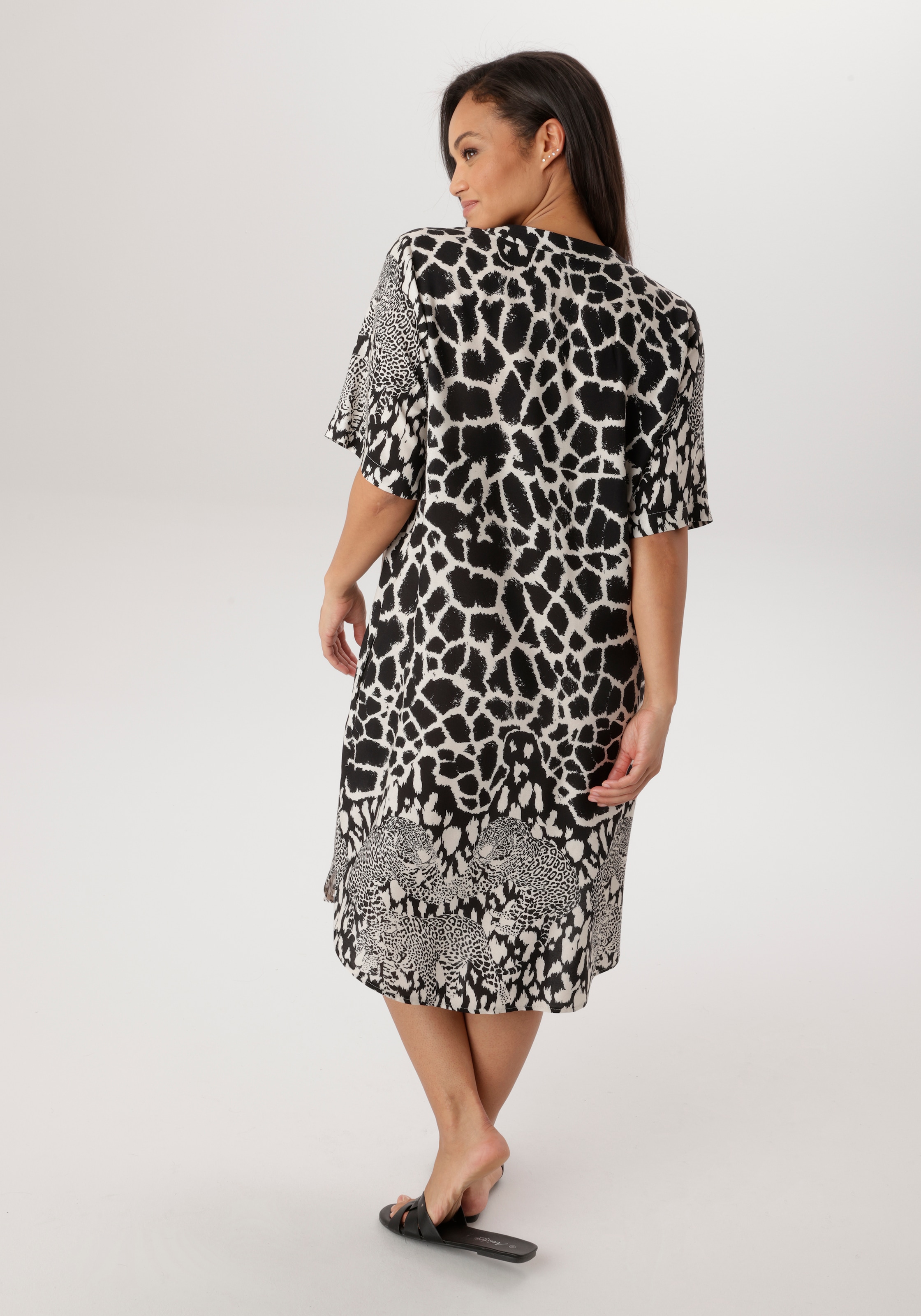 Aniston PLUS Robe chemisier in trendigem Animalprint - NEUE KOLLEKTION