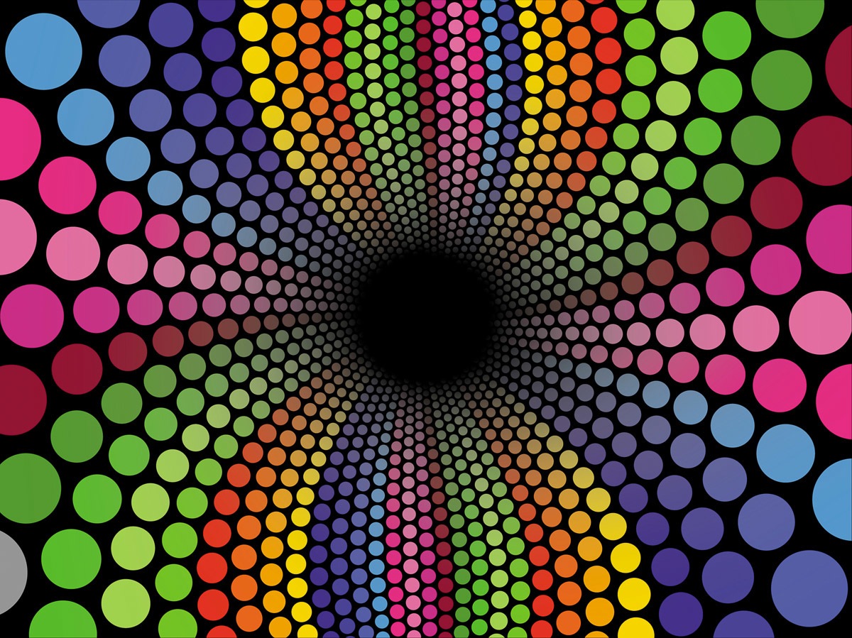 Image of Papermoon Fototapete »Groovy Swirl Tunnel«, samtig, Vliestapete, hochwertiger Digitaldruck bei Ackermann Versand Schweiz