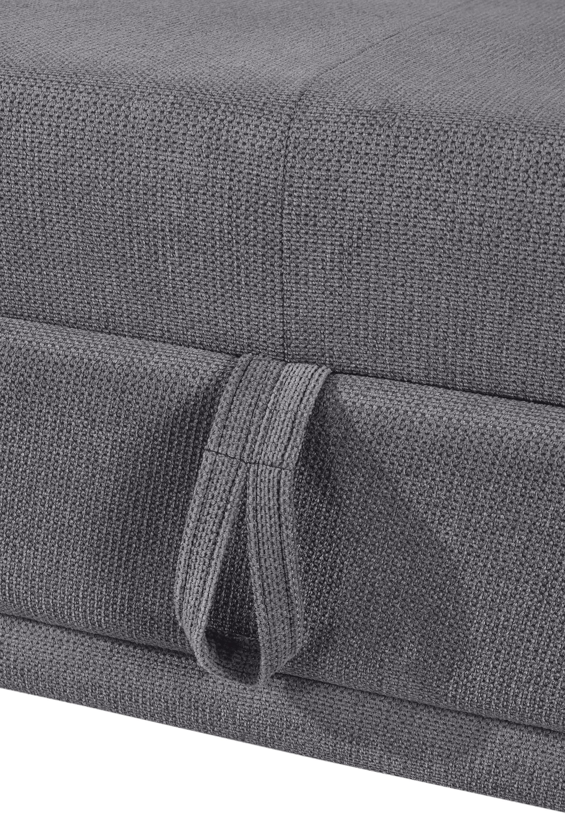 COTTA Ecksofa »Holiday L-Form mit Sitztiefen-, Armteil- und Kopfteilverstellung«, wahlweise mit Bettfunktion & Bettkasten