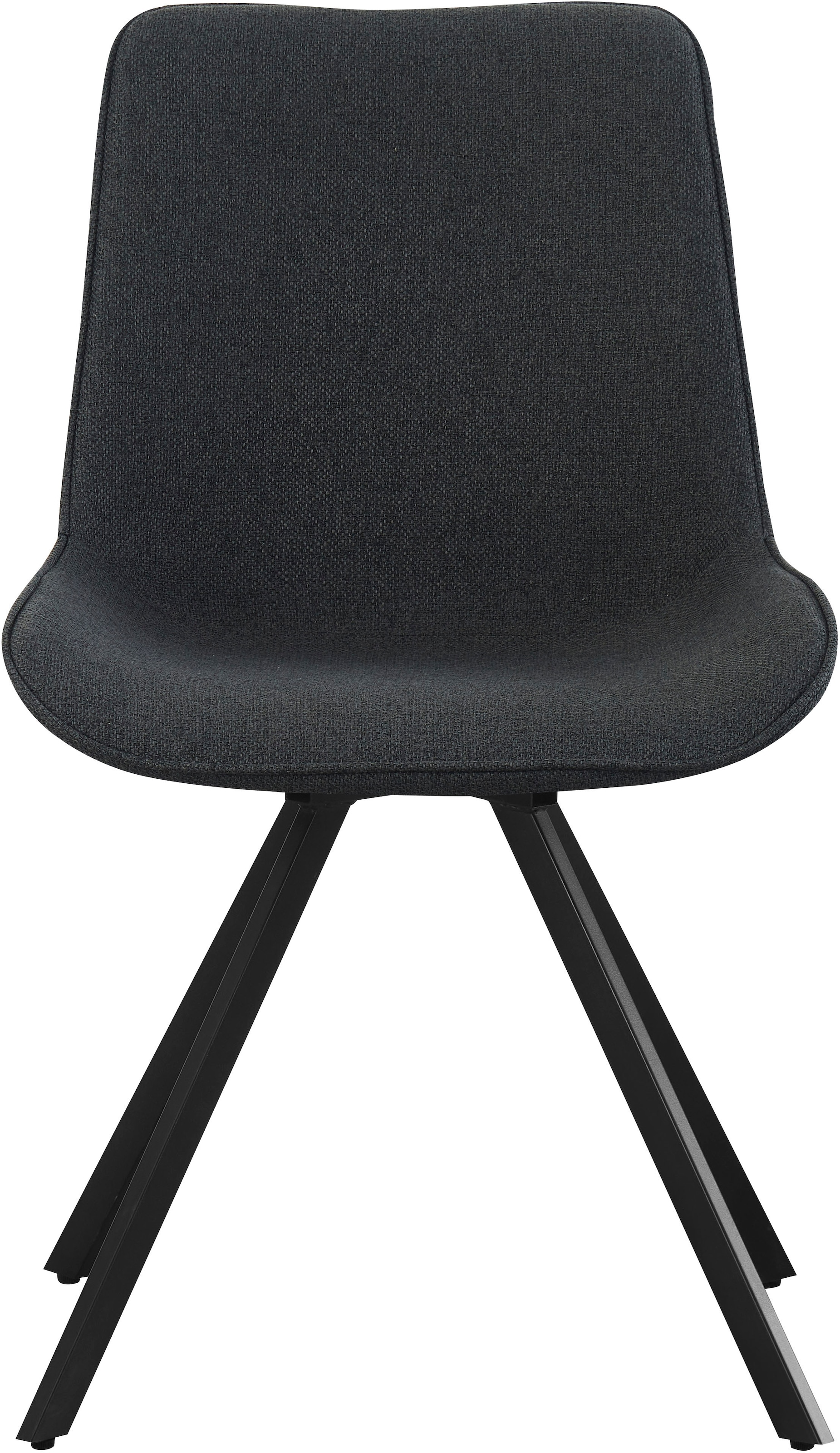 Home affaire Chaise pivotante »INUVIK, 2er Set, mit Metallgestell in matt schwarz« (Set) 2 cuisin verschiedenen Farben, Belsatbarkeit pro Stuhl 120 kg