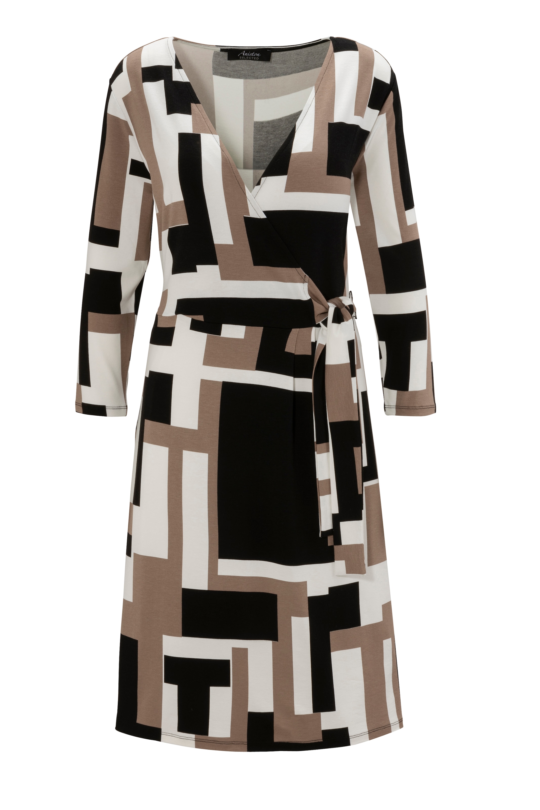 ♕ Aniston SELECTED Jerseykleid, mit grafischem Druck - NEUE KOLLEKTION  versandkostenfrei bestellen