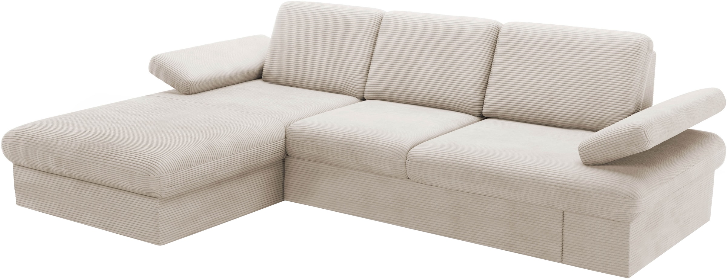 sit&more Ecksofa »Moreno«, mit Armteilverstellung,wahlweise mit Bettfunktion