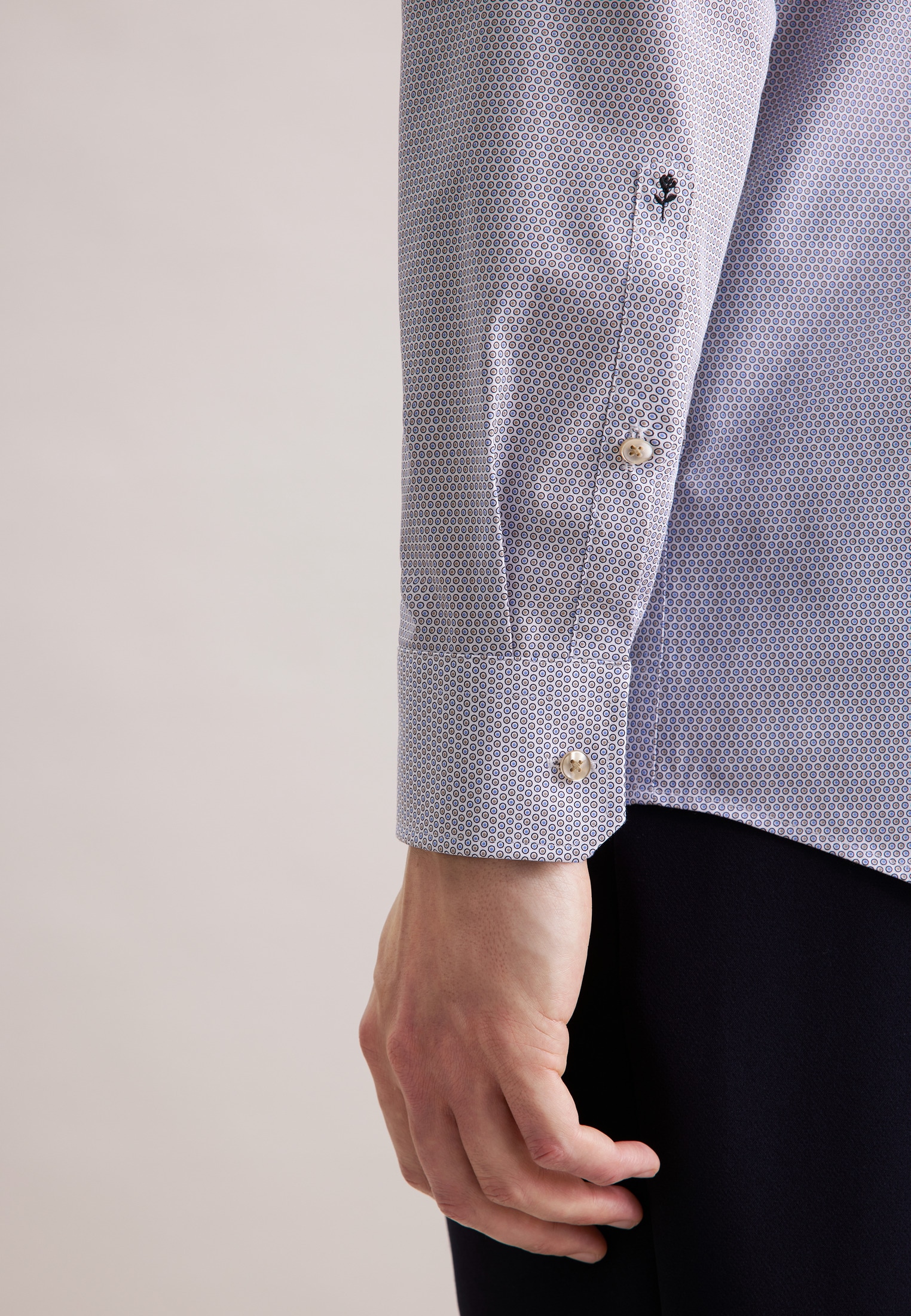 seidensticker Chemise d'affaires »Regular« Regular 1/1 Kentkragen Druck