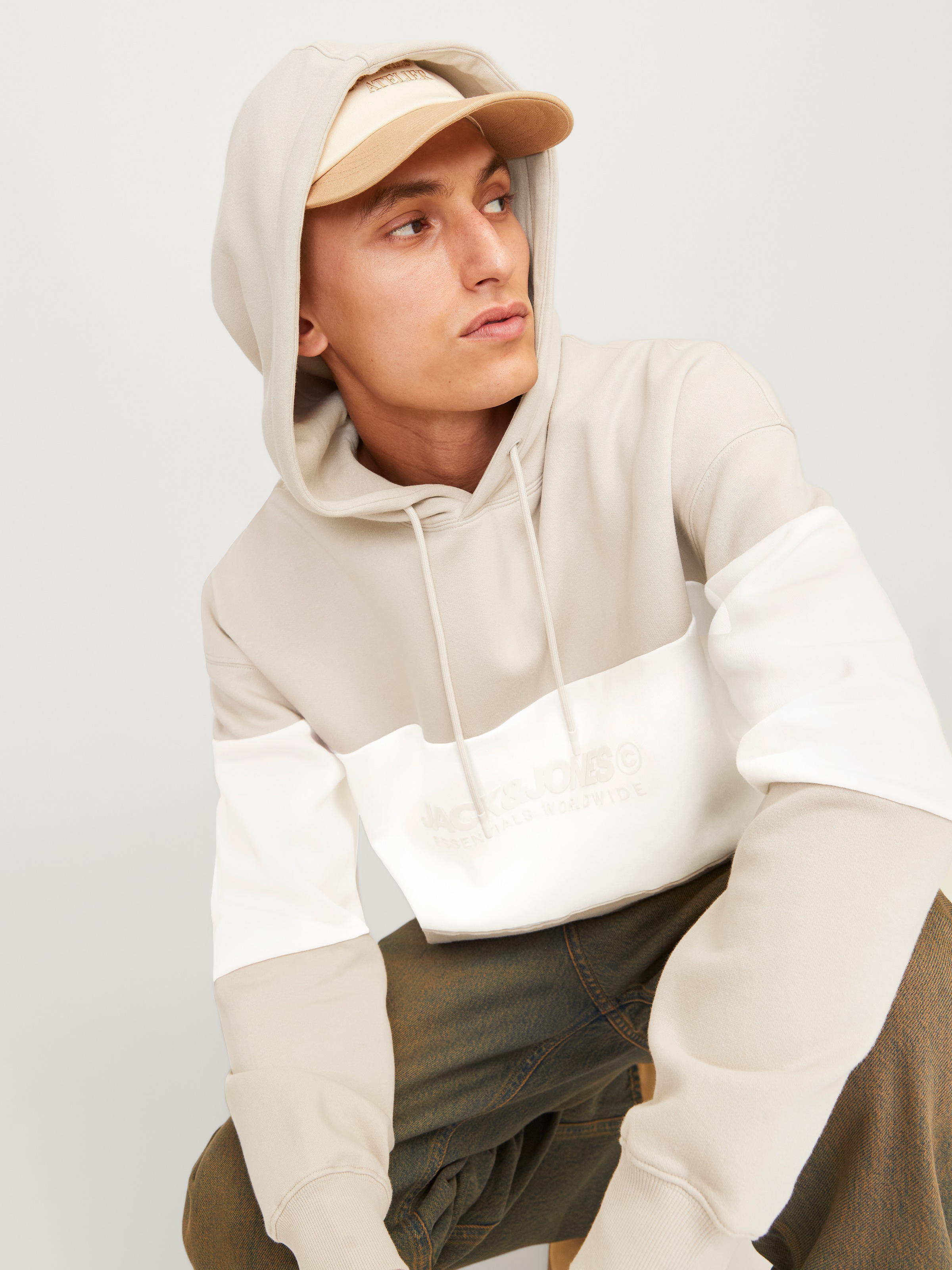 Jack & Jones Kapuzensweatshirt »JJELEGACY BLOCKING SWEAT HOOD NOOS«