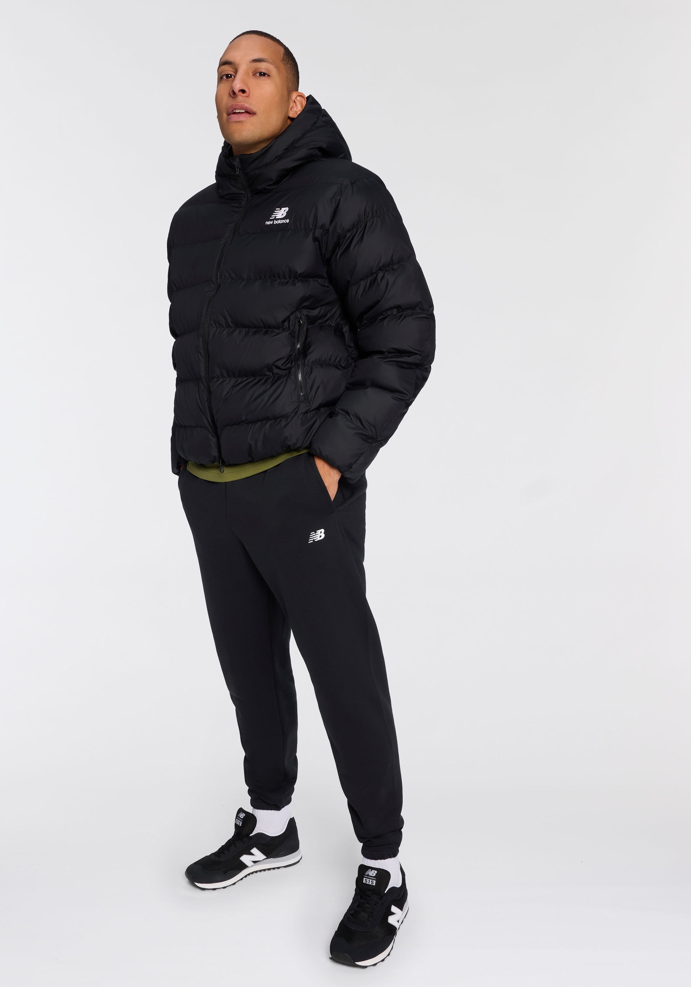 New Balance Veste matelassée »BOSTON PUFFER JACKET« au style sportif, sensation de légèreté, aussi en grandes tailles