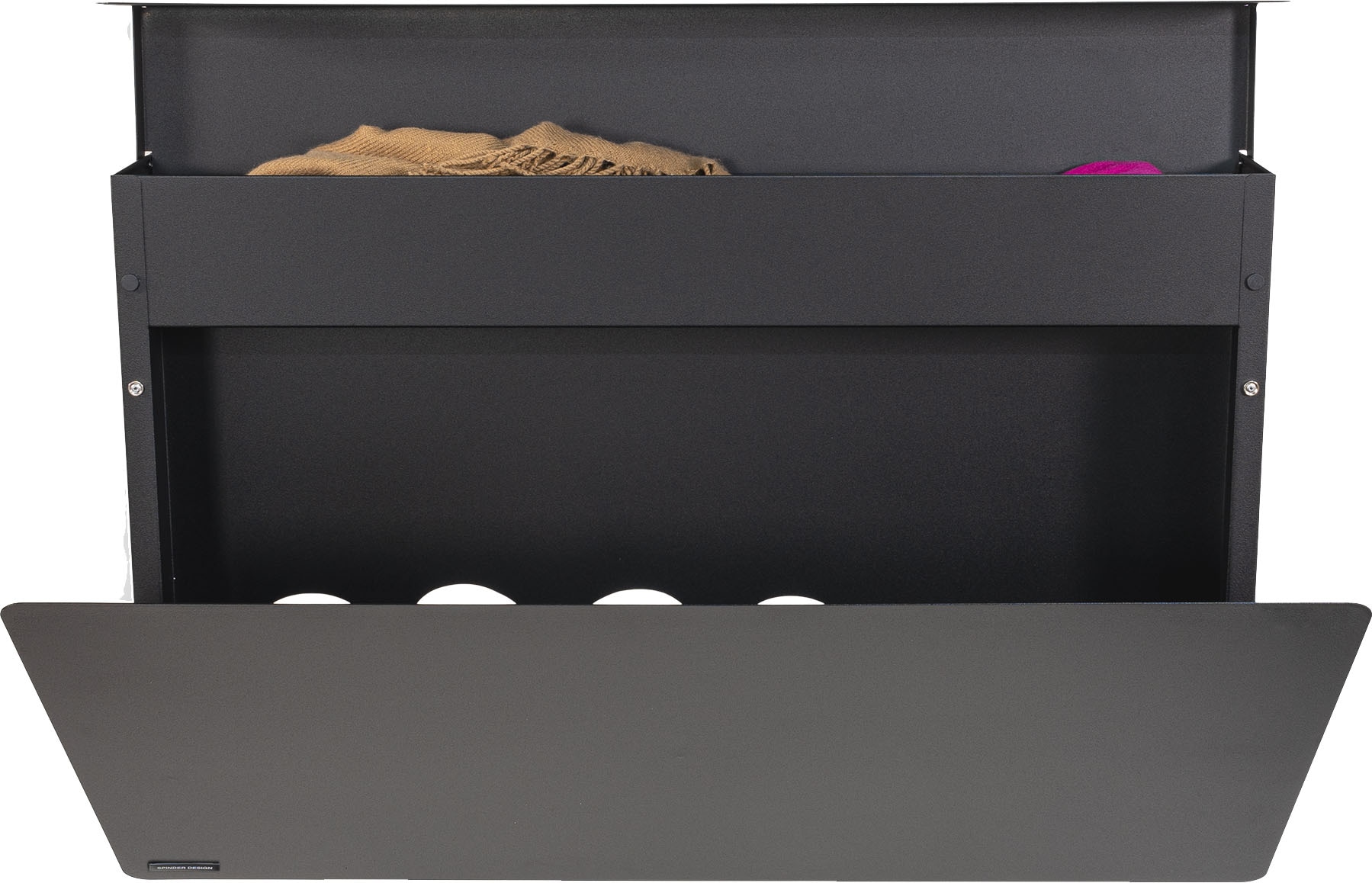 Spinder Design Armoire à chaussures »LUIGI« armoire à chaussures en acier avec compartiment