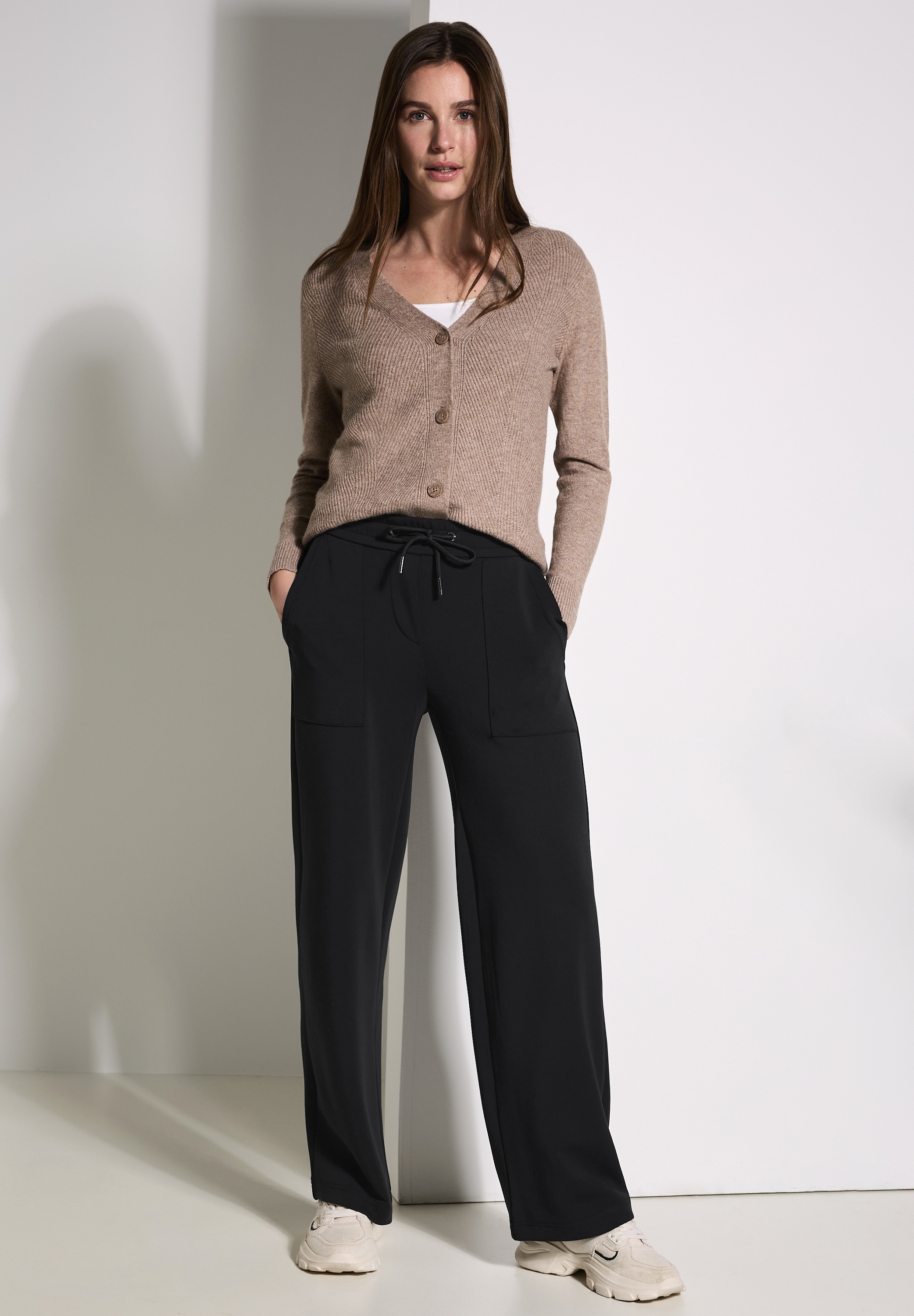 Cecil Stoffhose »Style Neele«, Sommerhose mit weitem Bein