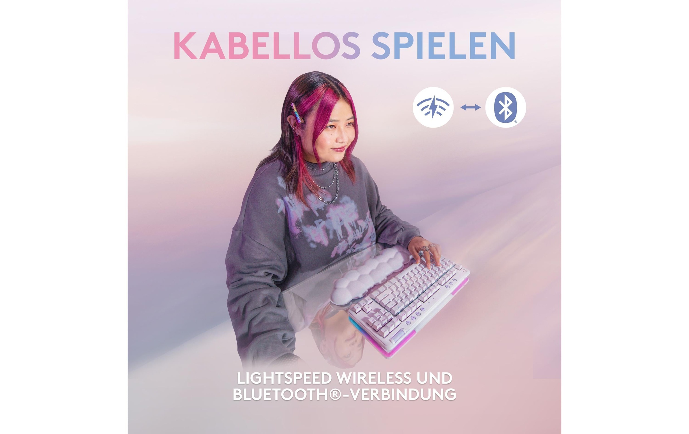 Logitech Gaming-Tastatur »Logitech G715 Gaming Keyboard off white«
