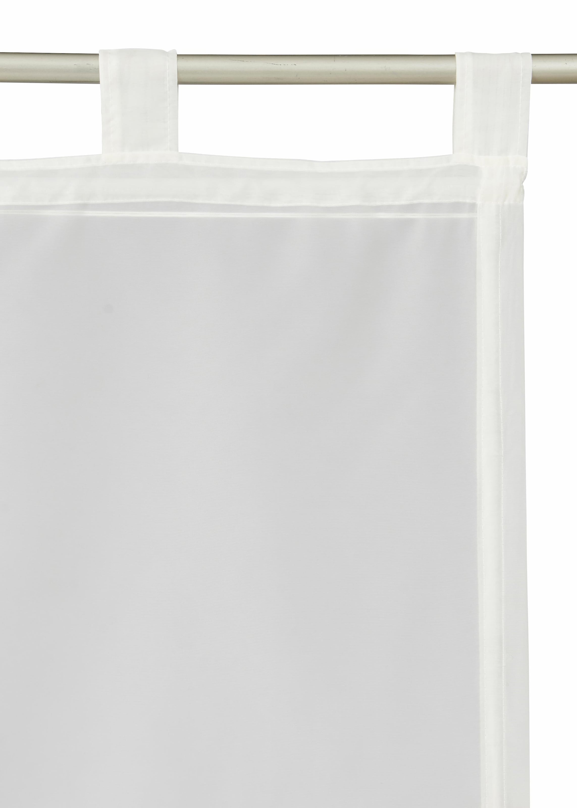 my home Raffrollo »Sorel«, Polyester günstig Bestickt, Transparent, mit Schlaufen, kaufen