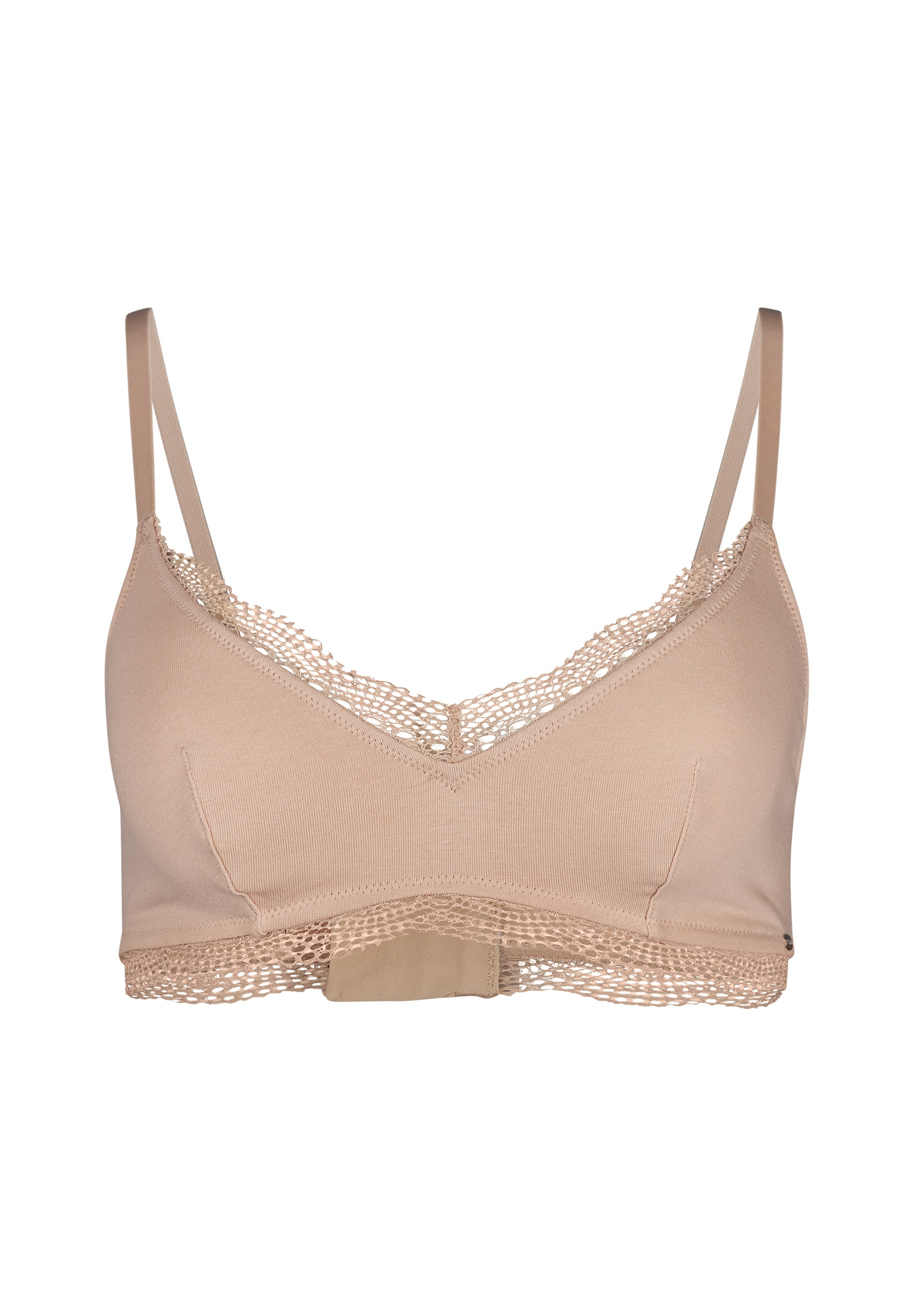 Skiny Soft-BH »Classicotton«, V-Ausschnitt mit transparenter Spitze