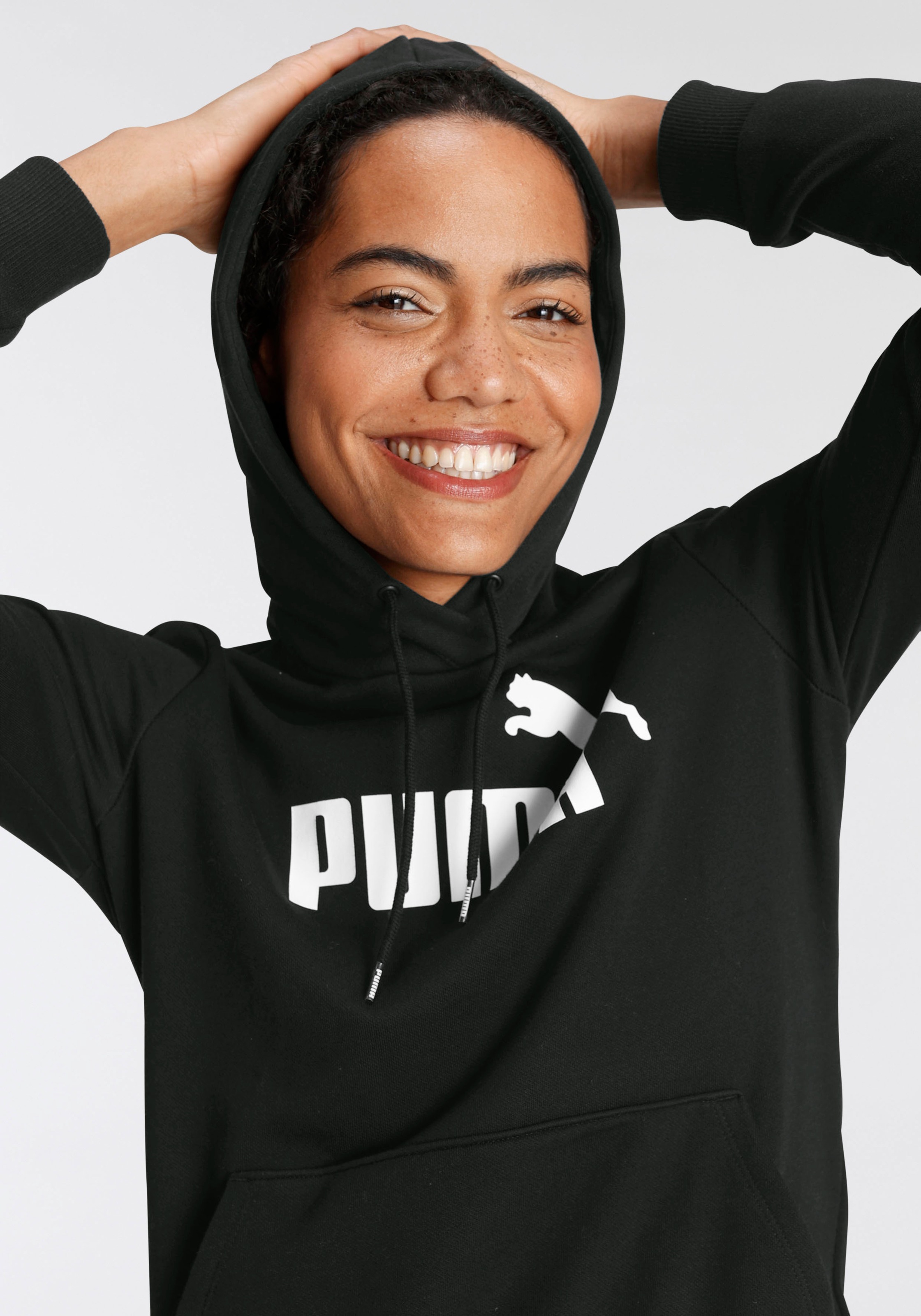 PUMA Kapuzensweatshirt »ESS LOGO HOODIE FL«
